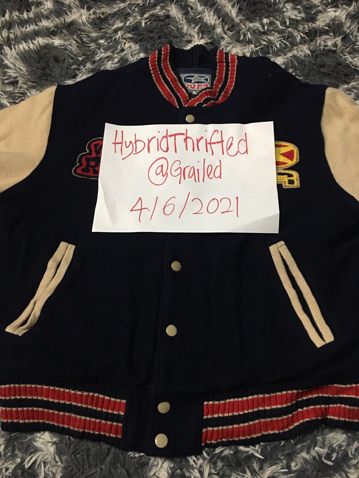 Other Vintage Wave Ranch Surfing Wool Hip Hop Varsity Jacket Size US M / EU 48-50 / 2 - 10 Thumbnail