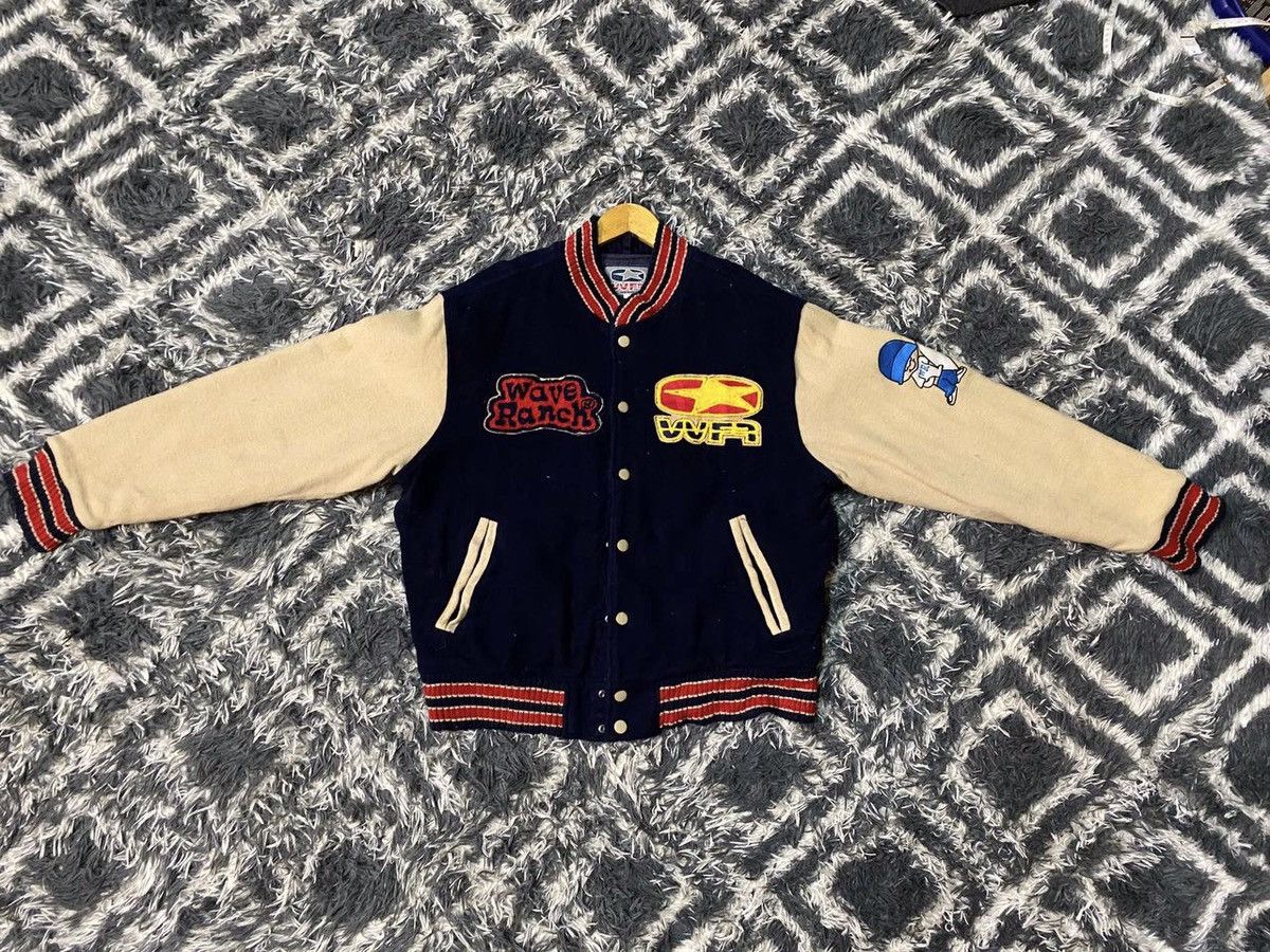 Other Vintage Wave Ranch Surfing Wool Hip Hop Varsity Jacket Size US M / EU 48-50 / 2 - 1 Thumbnail