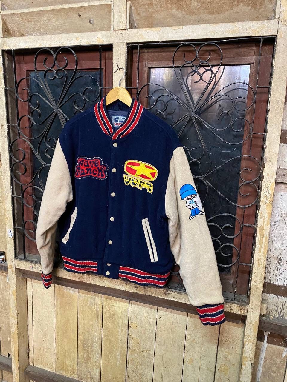 Other Vintage Wave Ranch Surfing Wool Hip Hop Varsity Jacket Size US M / EU 48-50 / 2 - 8 Thumbnail