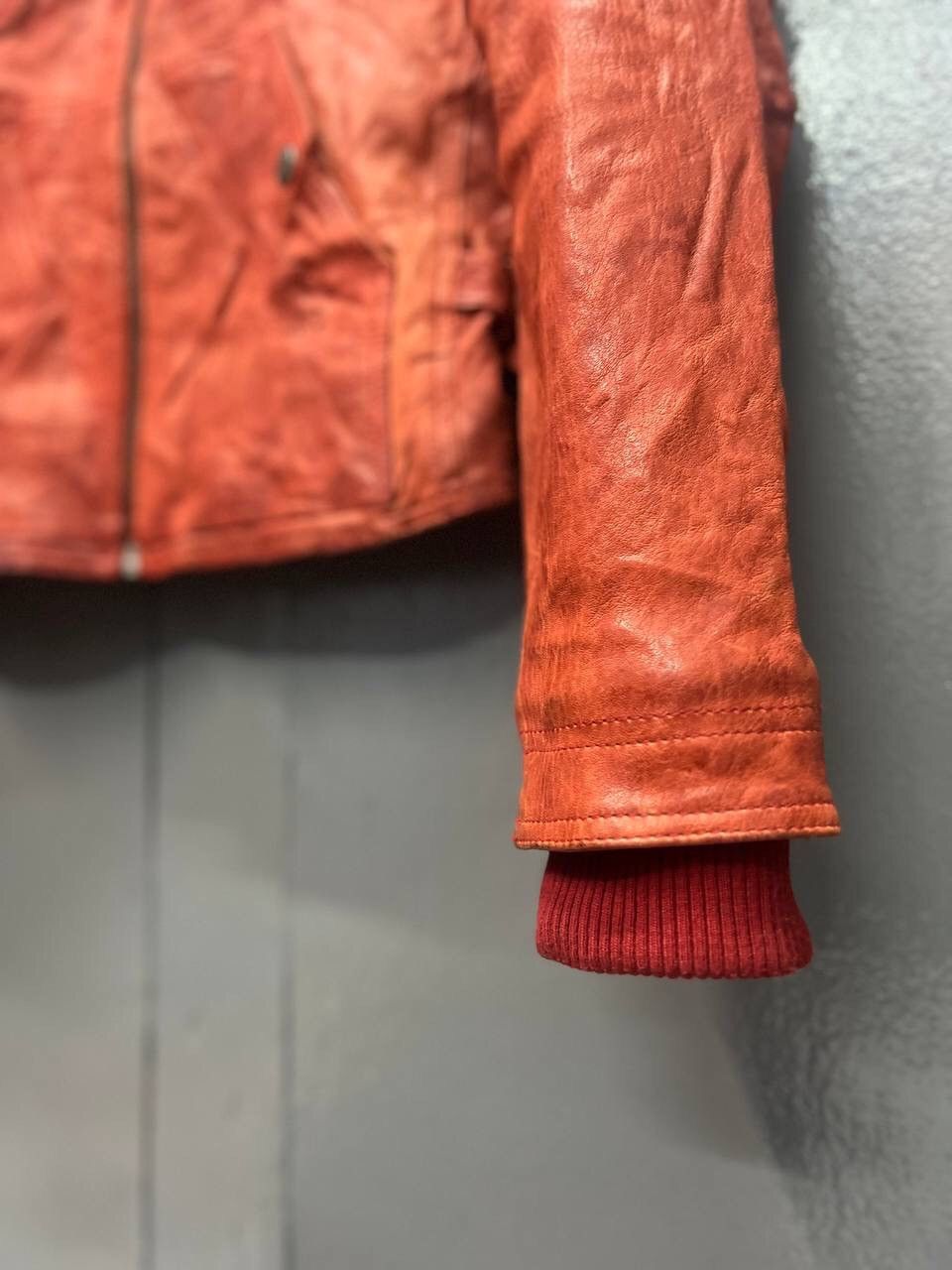Dolce & Gabbana RARE🔥DOLCE & GABBANA LEATHER BIKER JACKET Size US S / EU 44-46 / 1 - 7 Thumbnail