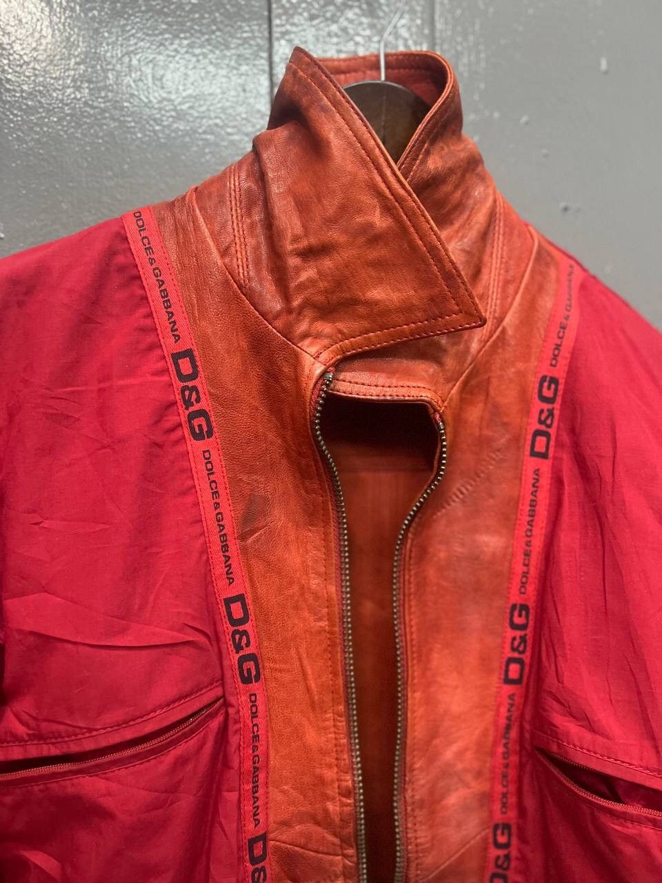 Dolce & Gabbana RARE🔥DOLCE & GABBANA LEATHER BIKER JACKET Size US S / EU 44-46 / 1 - 17 Thumbnail