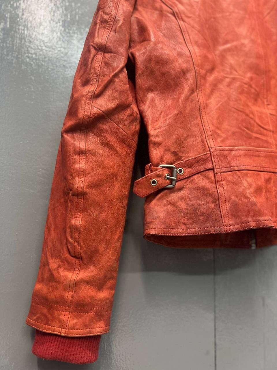 Dolce & Gabbana RARE🔥DOLCE & GABBANA LEATHER BIKER JACKET Size US S / EU 44-46 / 1 - 13 Thumbnail