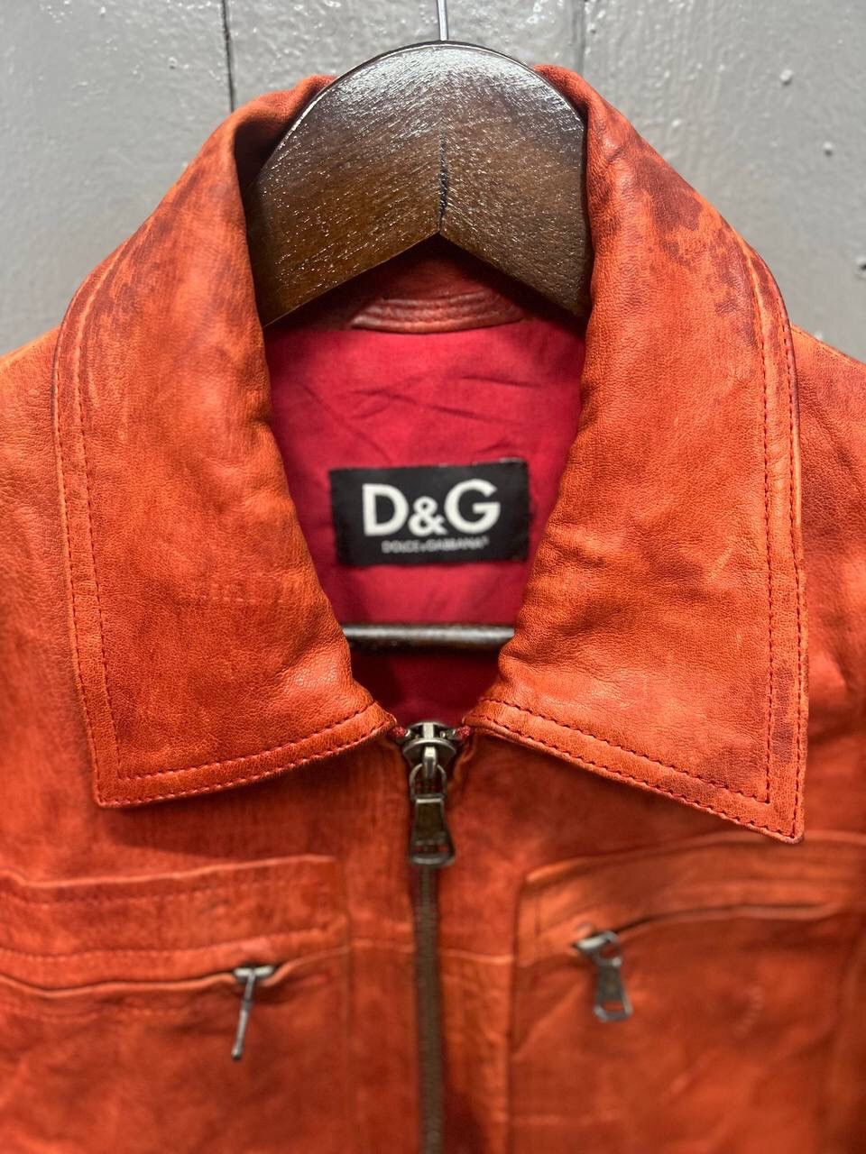 Dolce & Gabbana RARE🔥DOLCE & GABBANA LEATHER BIKER JACKET Size US S / EU 44-46 / 1 - 4 Thumbnail