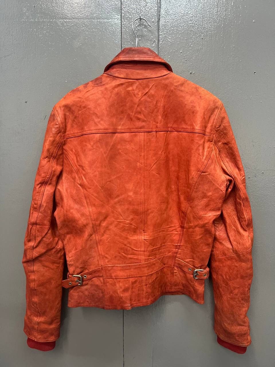 Dolce & Gabbana RARE🔥DOLCE & GABBANA LEATHER BIKER JACKET Size US S / EU 44-46 / 1 - 12 Thumbnail