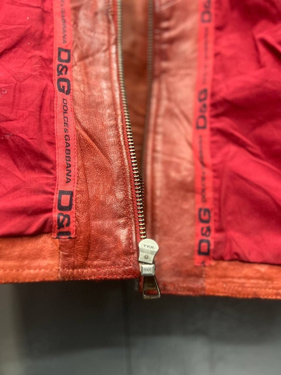 Dolce & Gabbana RARE🔥DOLCE & GABBANA LEATHER BIKER JACKET Size US S / EU 44-46 / 1 - 18 Thumbnail