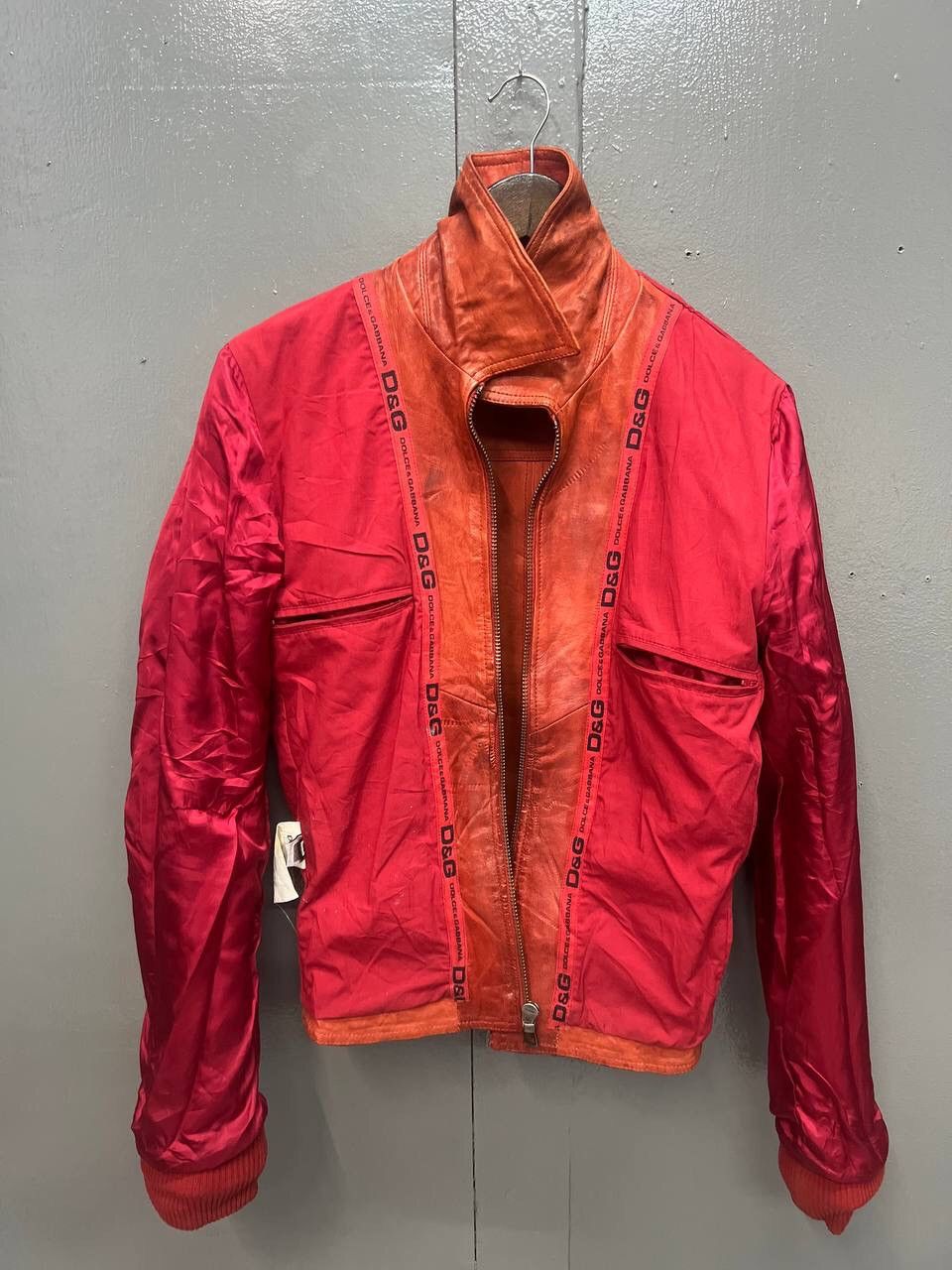 Dolce & Gabbana RARE🔥DOLCE & GABBANA LEATHER BIKER JACKET Size US S / EU 44-46 / 1 - 16 Thumbnail