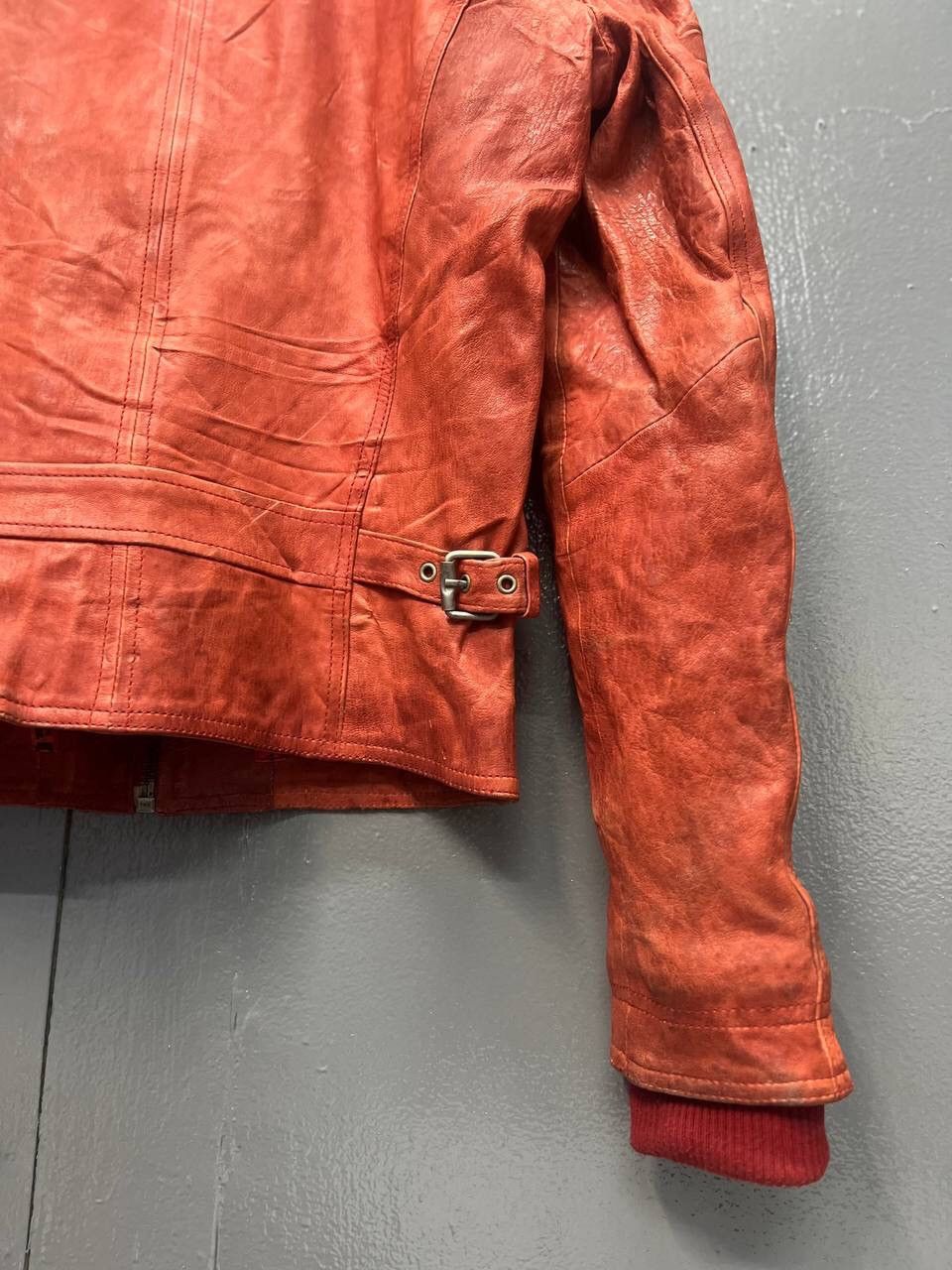 Dolce & Gabbana RARE🔥DOLCE & GABBANA LEATHER BIKER JACKET Size US S / EU 44-46 / 1 - 14 Thumbnail