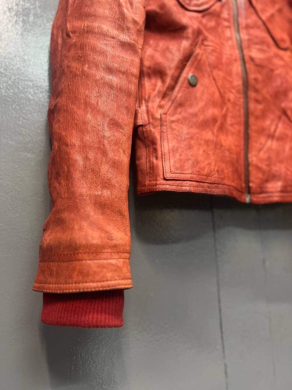 Dolce & Gabbana RARE🔥DOLCE & GABBANA LEATHER BIKER JACKET Size US S / EU 44-46 / 1 - 6 Thumbnail