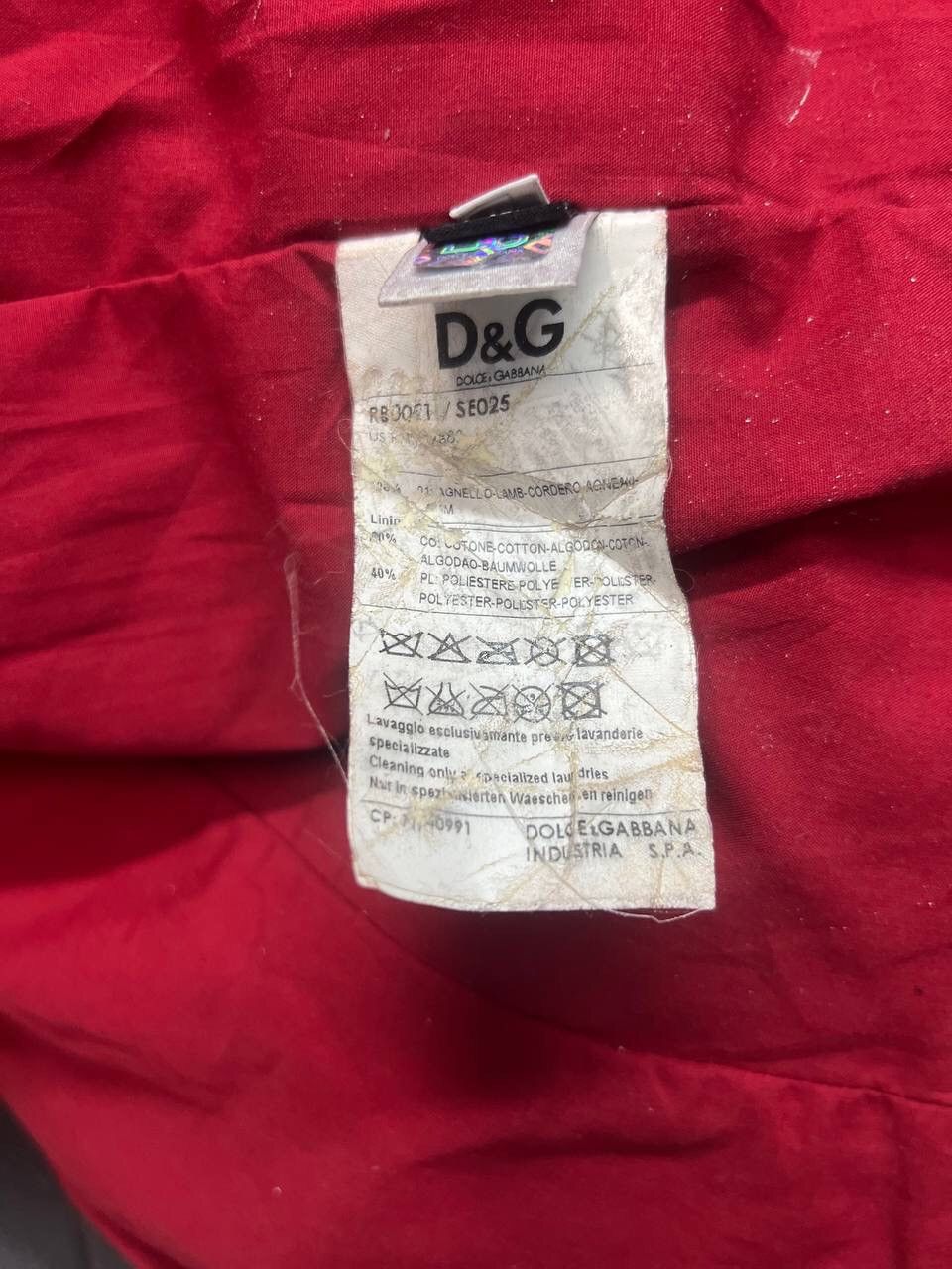 Dolce & Gabbana RARE🔥DOLCE & GABBANA LEATHER BIKER JACKET Size US S / EU 44-46 / 1 - 19 Thumbnail