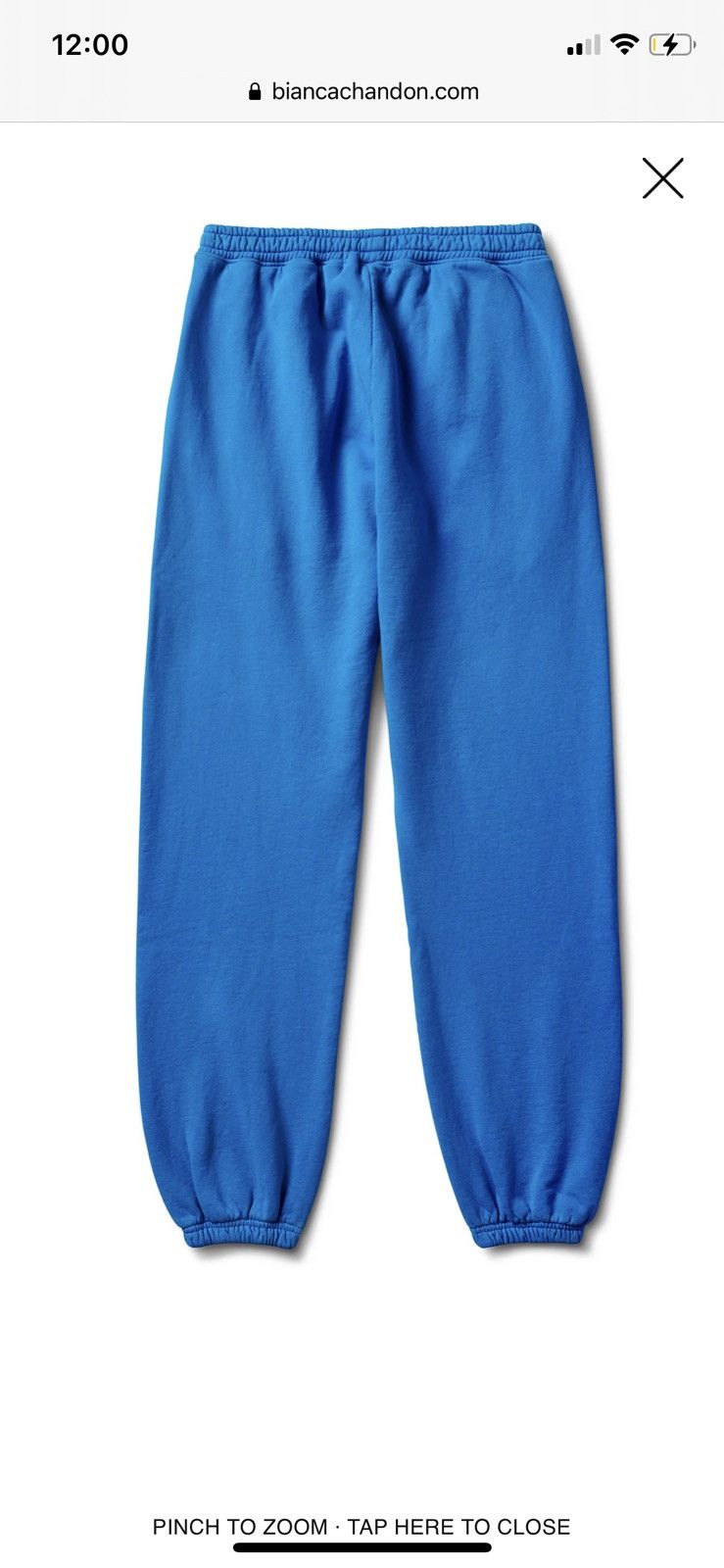 BIANCA CHANDON Bianca Chandon LOVER 10TH ANNIVERSARY SWEATPANTS BLUE small Size US 29 - 3 Thumbnail