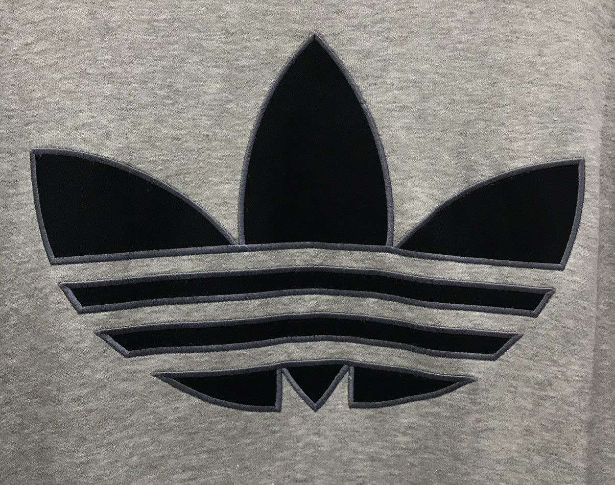 Adidas × Vintage ADIDAS BIG LOGO SWEATSHIRT Size US L / EU 52-54 / 3 - 3 Thumbnail