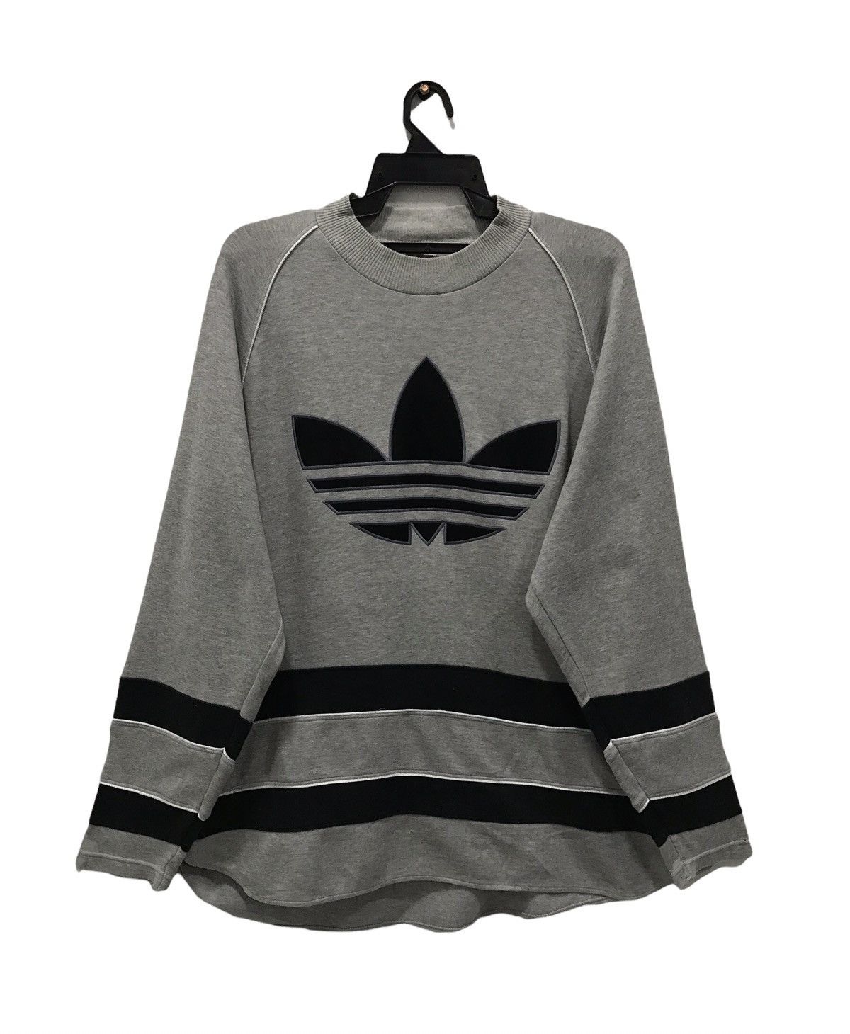 Adidas × Vintage ADIDAS BIG LOGO SWEATSHIRT Size US L / EU 52-54 / 3 - 1 Thumbnail