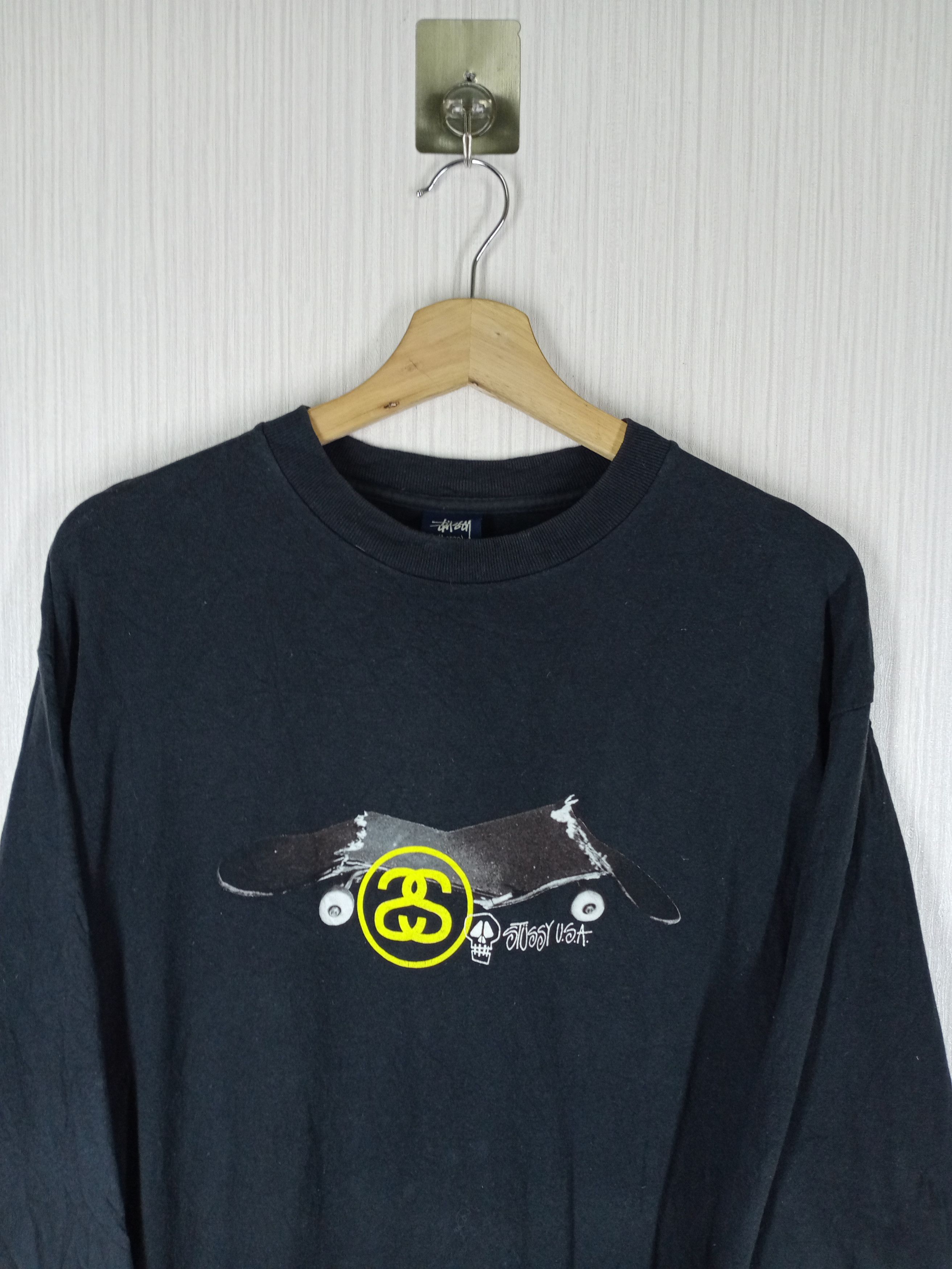 Rare Vintage Stussy Long Sleeve Tshirt