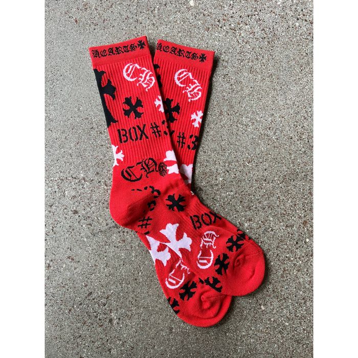 Chrome Hearts Matty Boy Stencil Socks | Grailed