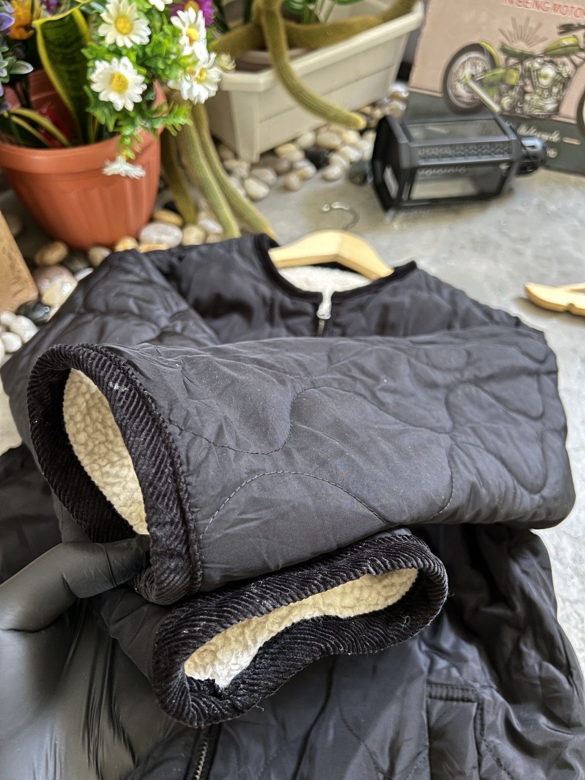 VINTAGE 🖤 American Holic Deep Pile Sherpa Riversible Jacket