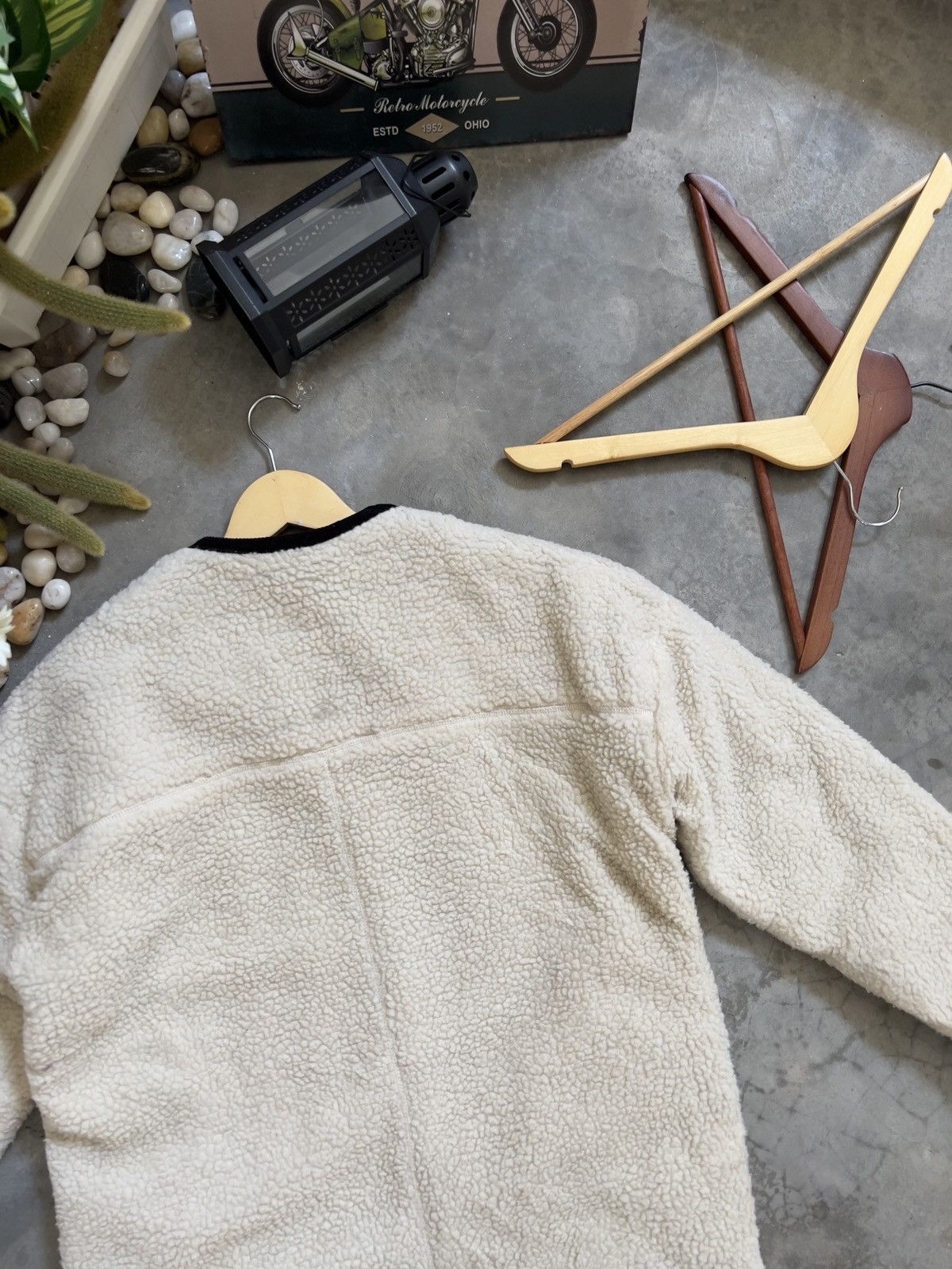 VINTAGE 🖤 American Holic Deep Pile Sherpa Riversible Jacket
