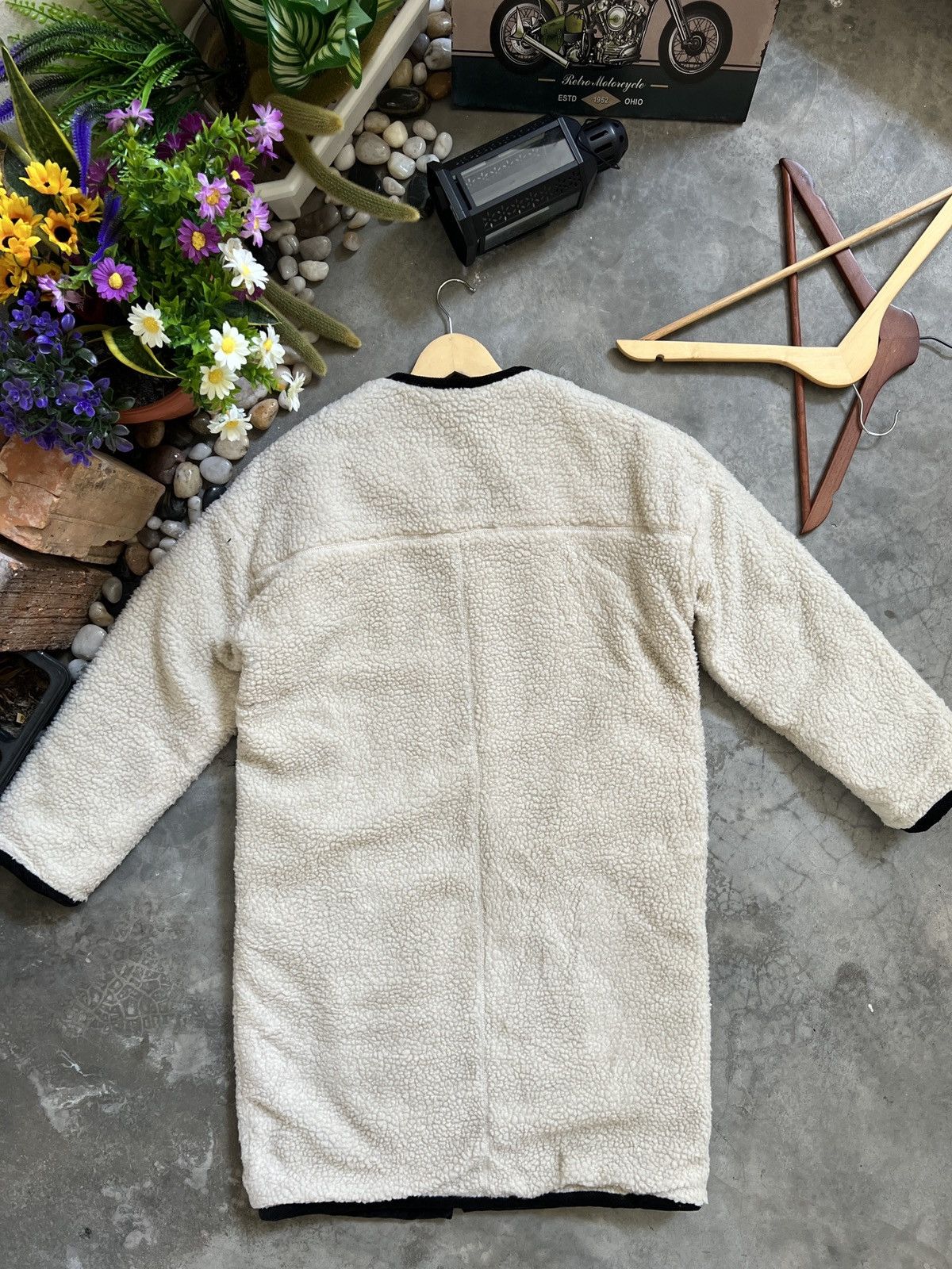 VINTAGE 🖤 American Holic Deep Pile Sherpa Riversible Jacket