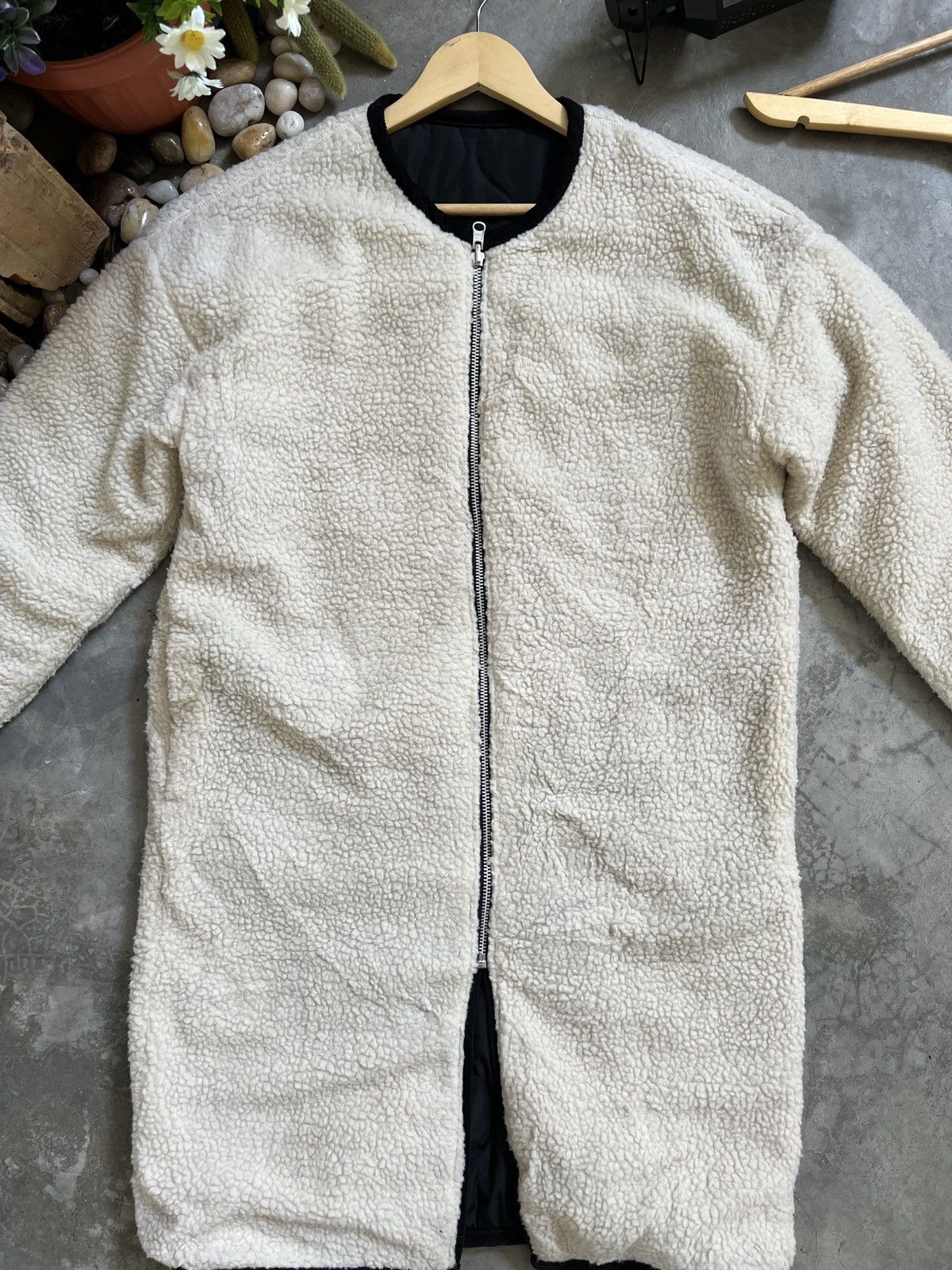 VINTAGE 🖤 American Holic Deep Pile Sherpa Riversible Jacket