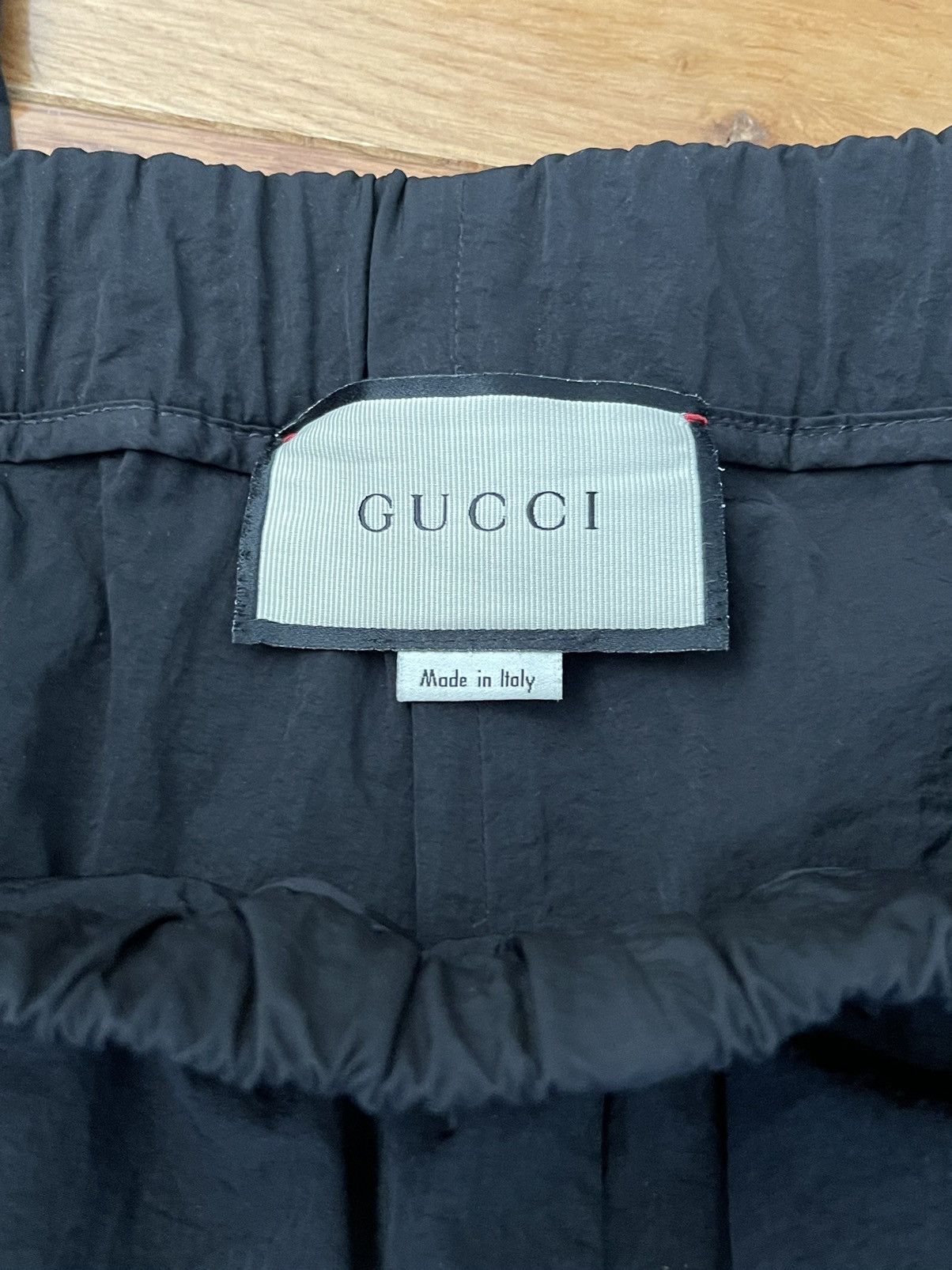 Gucci Gucci Intarsia Web Nylon Black Track Pants Size US 32 / EU 48 - 3 Thumbnail