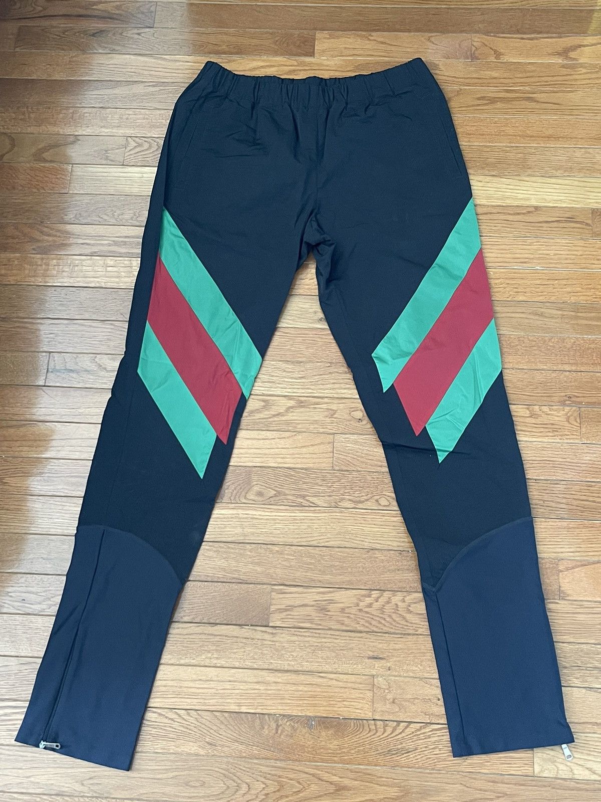 Gucci Gucci Intarsia Web Nylon Black Track Pants Size US 32 / EU 48 - 1 Thumbnail