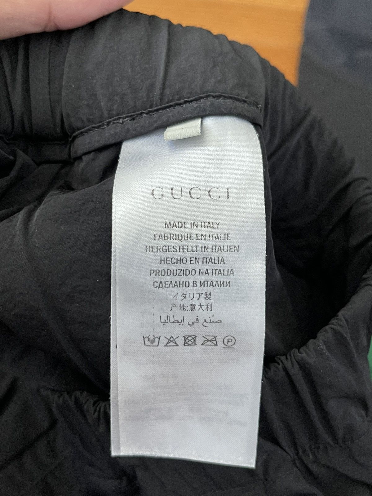 Gucci Gucci Intarsia Web Nylon Black Track Pants Size US 32 / EU 48 - 4 Thumbnail