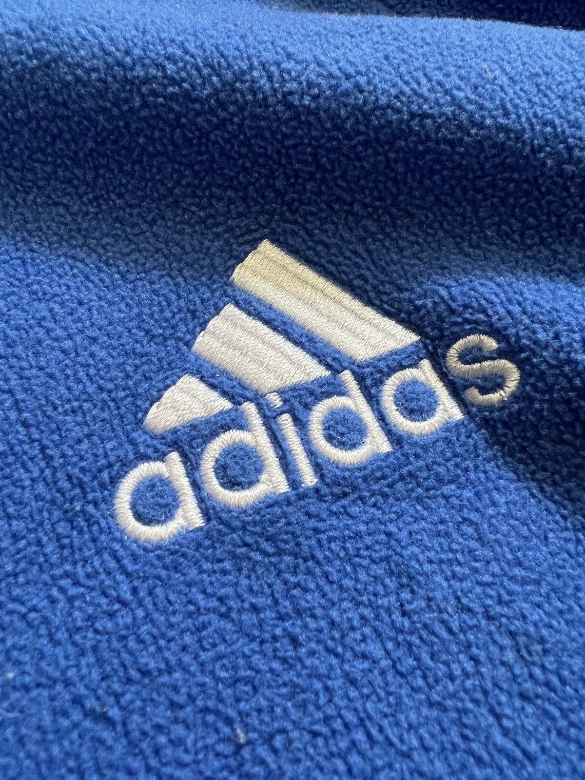 Adidas × Vintage STEALS 💙 Adidas 3 Stripes Fleece Jacket Size US M / EU 48-50 / 2 - 10 Thumbnail
