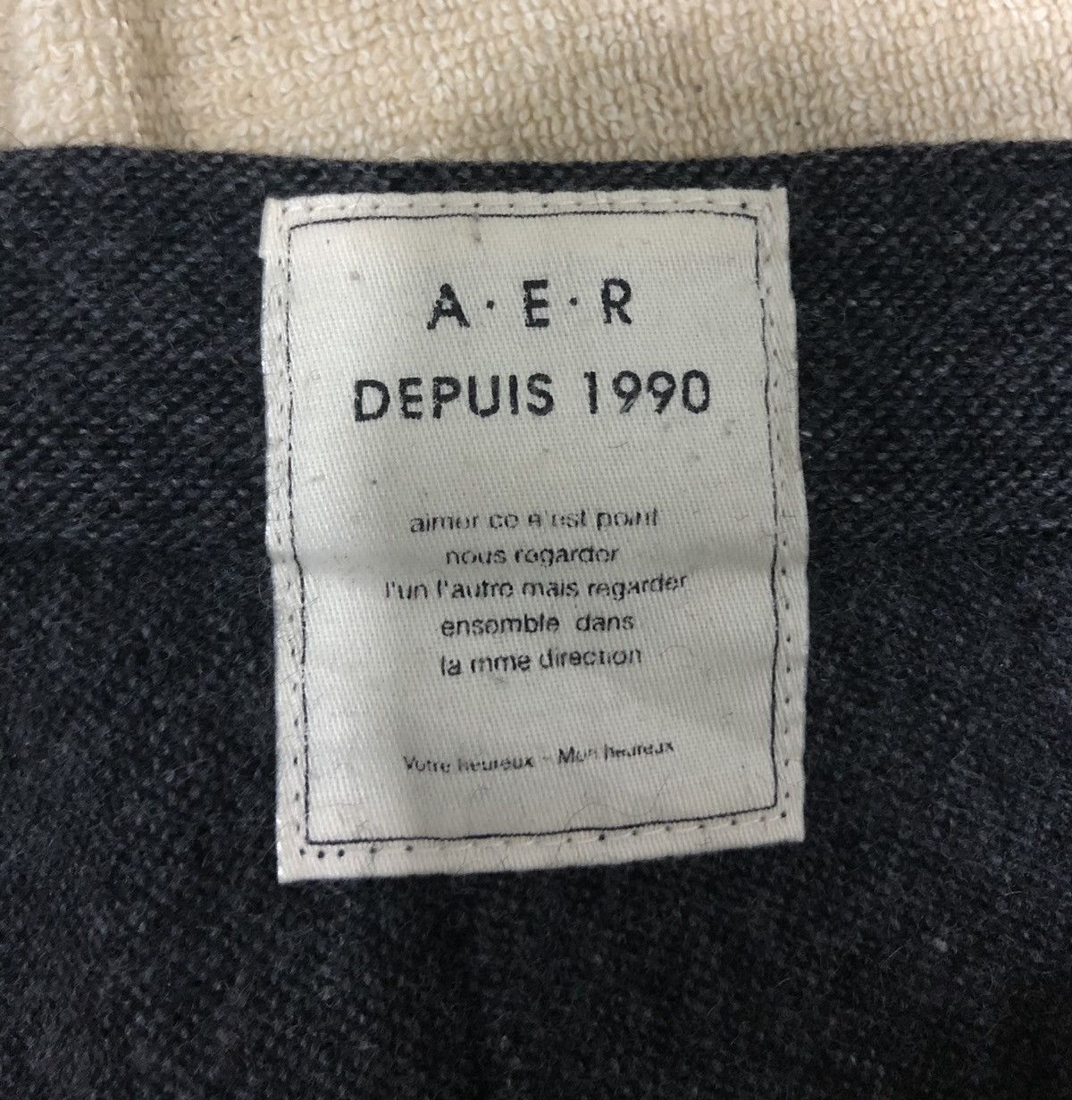 Designer × Japanese Brand × Vintage A.E.R DEPUIS 1990 wool pants Size US 33 - 14 Thumbnail