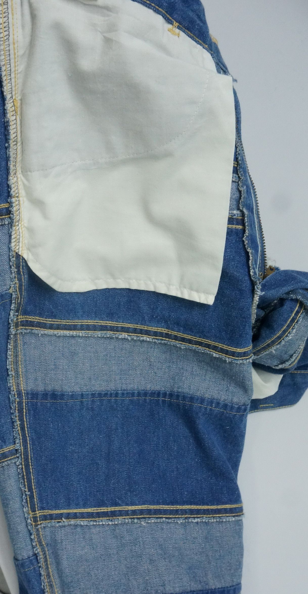 Japanese Brand 🔥Dope Flare🔥 Japan Custom Patchwork Jeans Hagi Style Size US 31 - 17 Thumbnail
