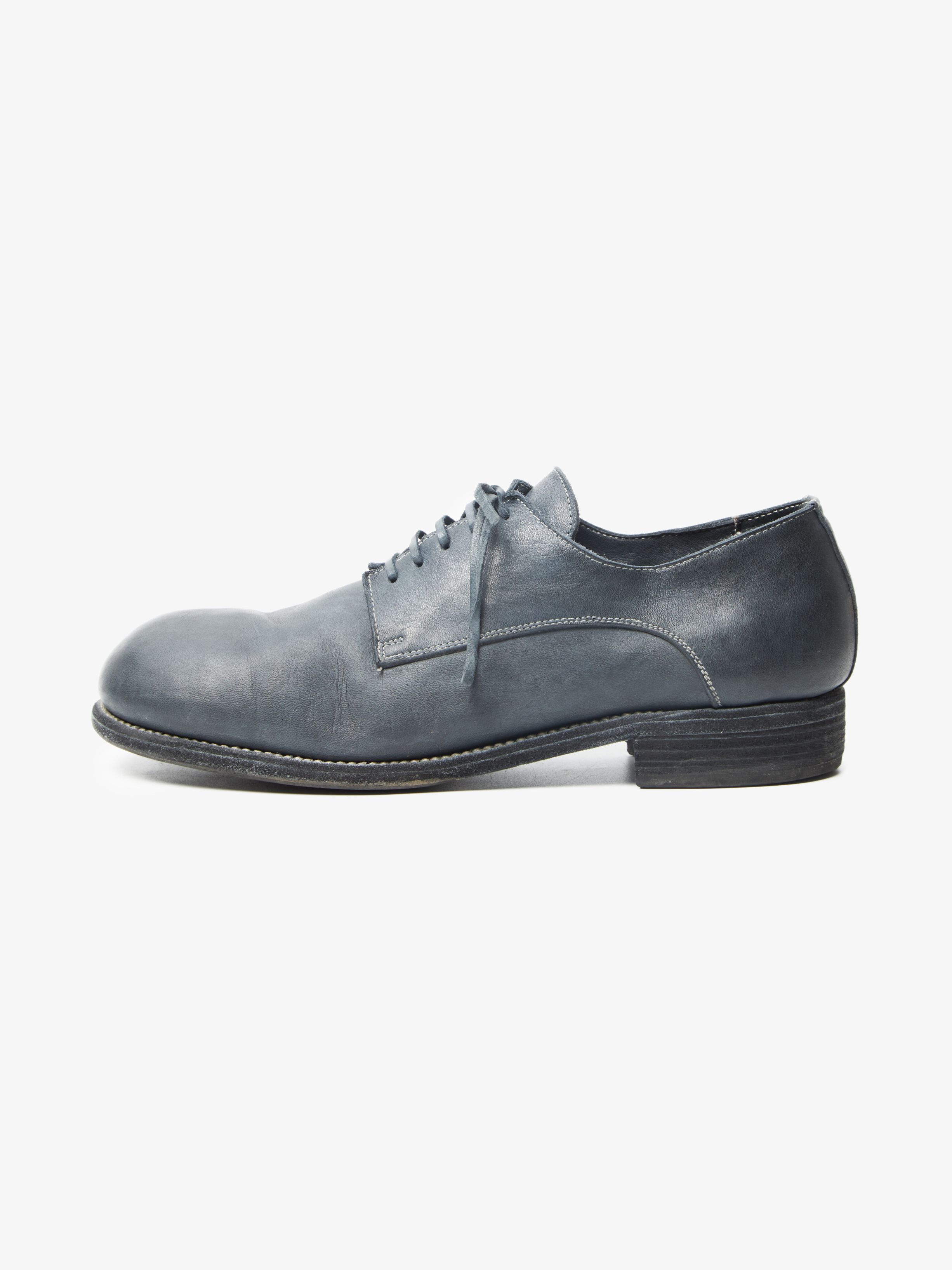 image of Guidi 792Z Derby Shoes in Dark Blue, Men's (Size 11)
