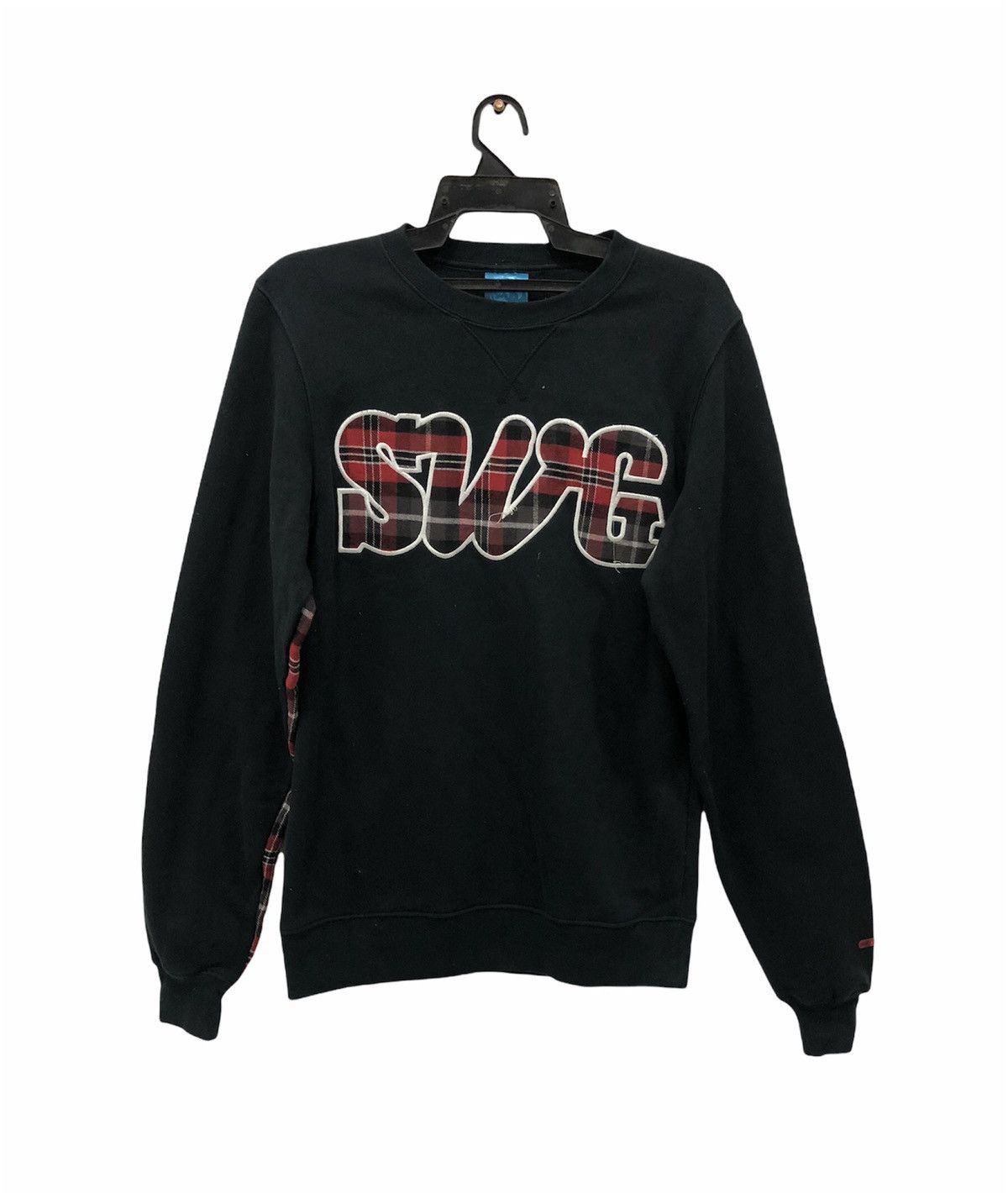 image of Swagger Streets Is Watchin Sweatshirt in Black, Men's (Size Small)