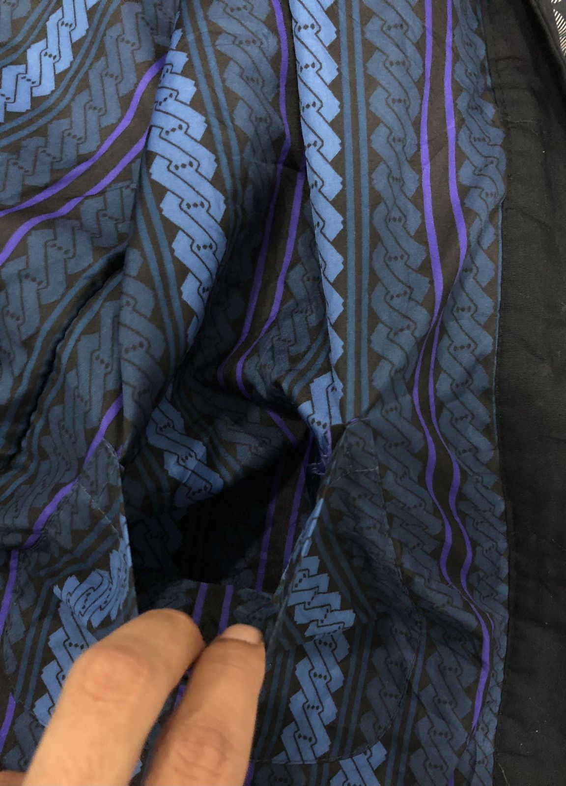 Japanese Brand × Vintage Vintage Japanese Hanten Jacke Cranes&Geometric Pattern SizeM Size US M / EU 48-50 / 2 - 10 Thumbnail