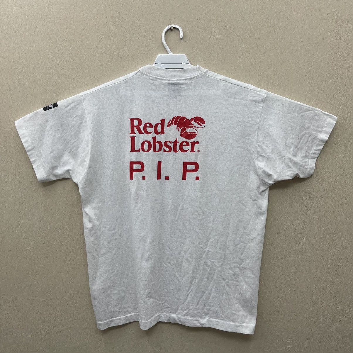 Vintage Vintage 90s Art Design Tee Red Lobster Partners Preservation Size US XL / EU 56 / 4 - 3 Thumbnail