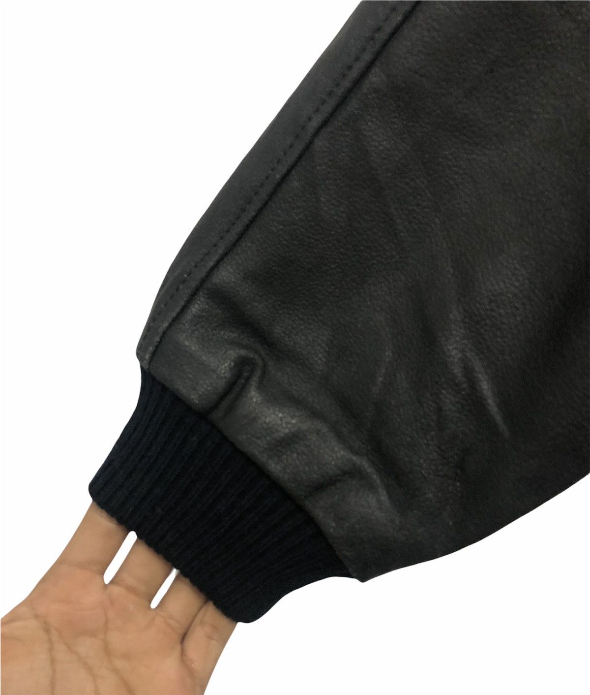 Vintage vintage leather fashion excellent jacket Size US L / EU 52-54 / 3 - 6 Thumbnail