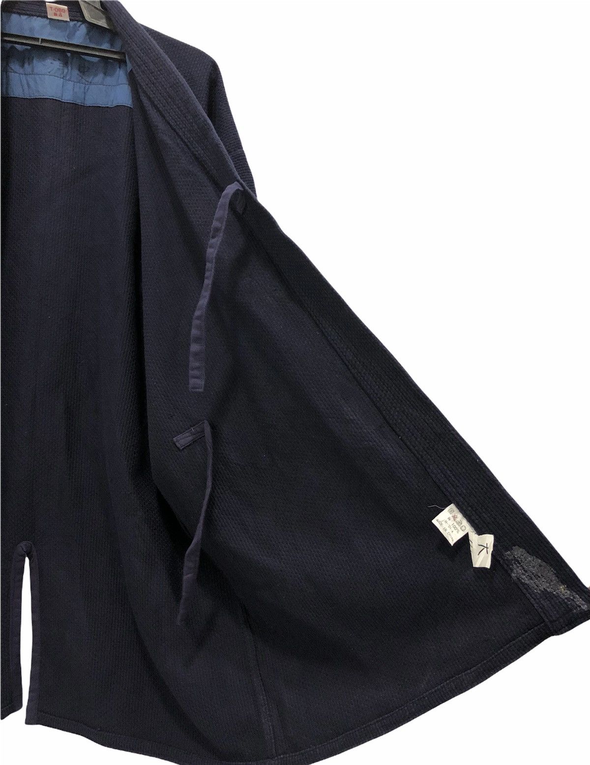 Indigo × Japanese Brand Vintage Indigo cloaks & capes Japanese Traditional Kimono Size US L / EU 52-54 / 3 - 4 Thumbnail