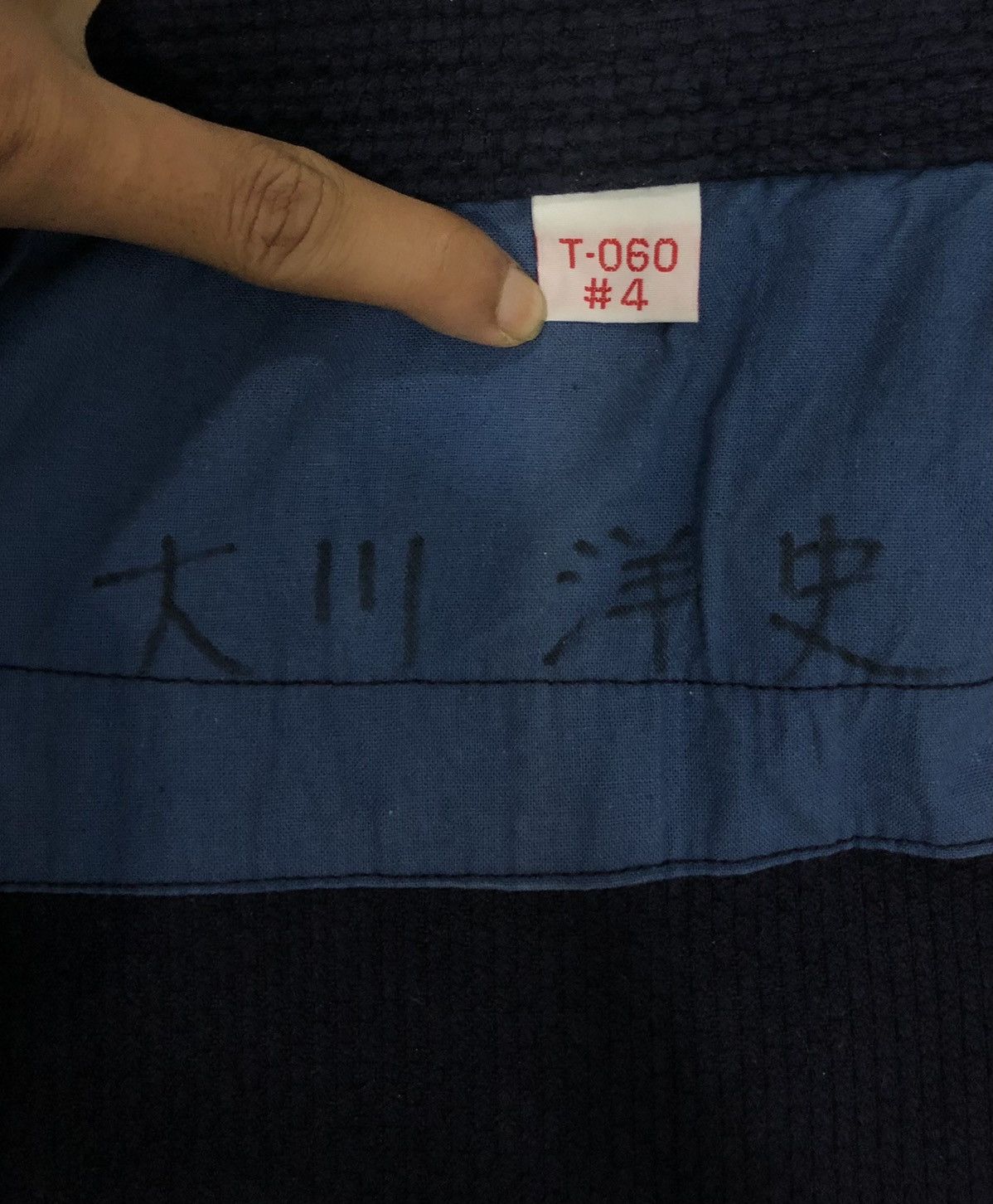 Indigo × Japanese Brand Vintage Indigo cloaks & capes Japanese Traditional Kimono Size US L / EU 52-54 / 3 - 7 Thumbnail