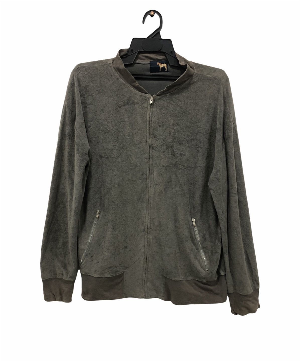 Japanese Brand × United Arrows Vintage United Arrows Horse Logo Velour Jacket Made in Japan Size US M / EU 48-50 / 2 - 1 Thumbnail