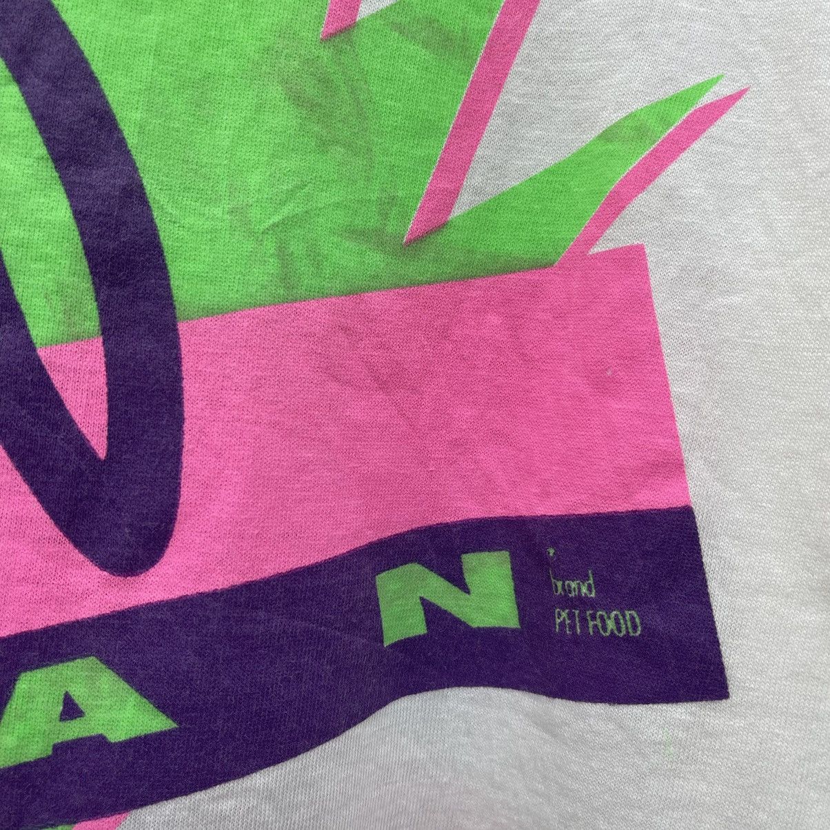 Other Vintage 90s Loud Neon Graphic Purina Pro Plan Dog Cat Foot Size US L / EU 52-54 / 3 - 3 Thumbnail