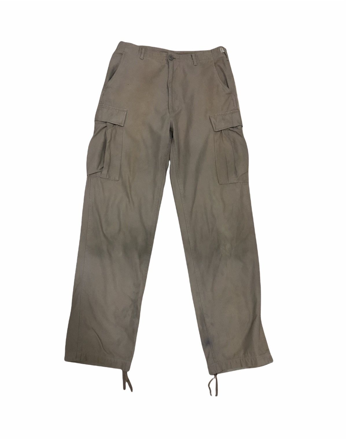 image of Designer Vintage Cargo Pants in Brown, Men's (Size 32)