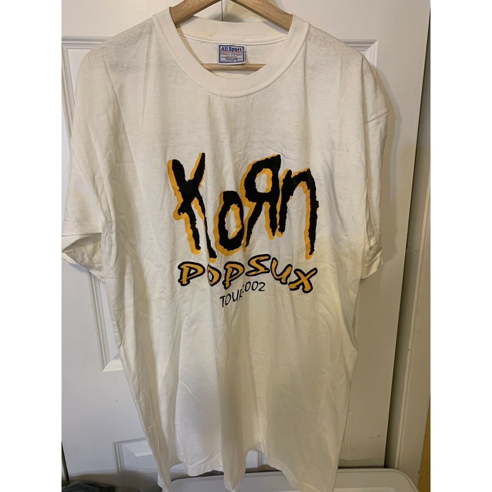 All Sport 2002 Vintage Korn Concert T Shirt Sz XL POP SUX TOUR! - DIST Size US XL / EU 56 / 4 - 8 Thumbnail