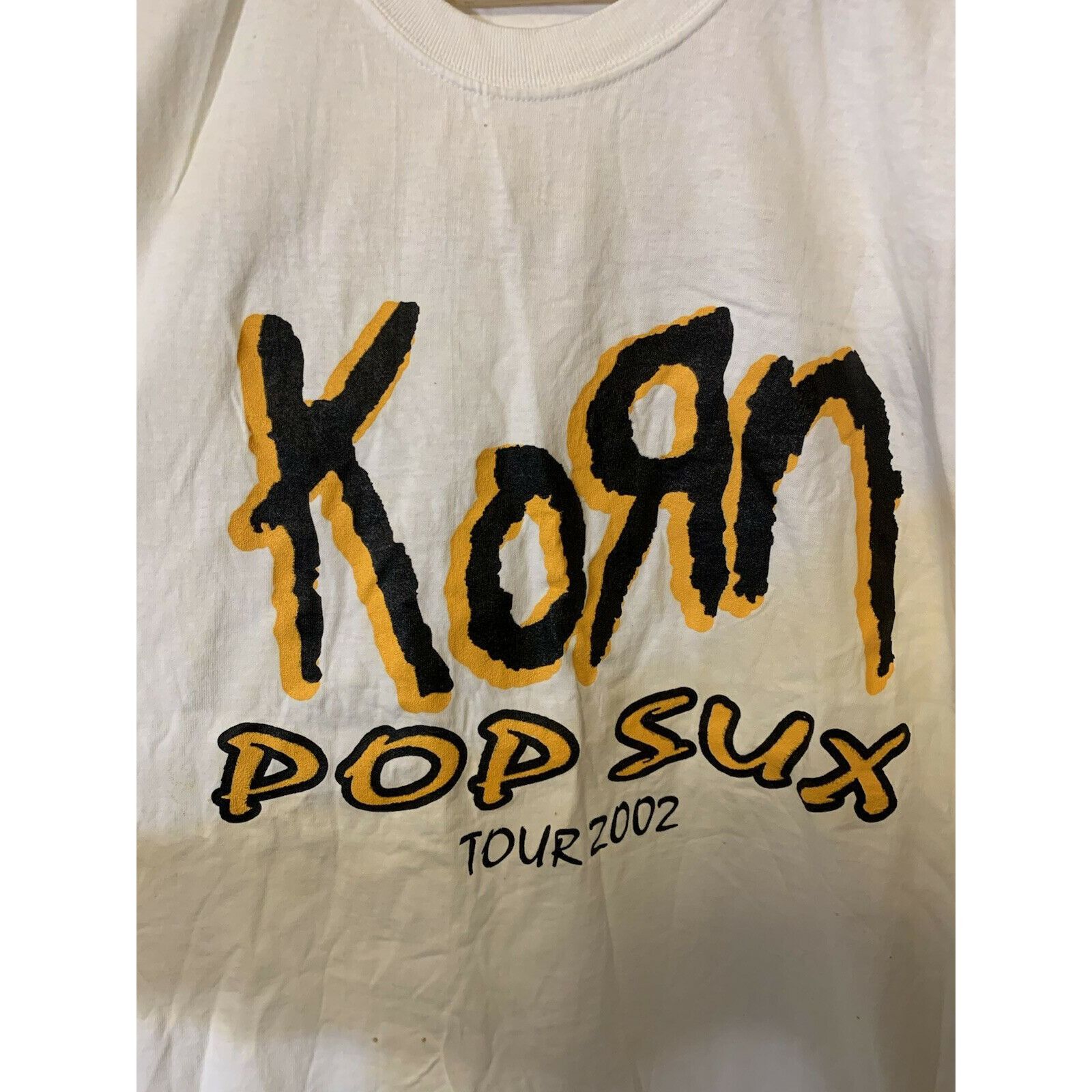 All Sport 2002 Vintage Korn Concert T Shirt Sz XL POP SUX TOUR! - DIST Size US XL / EU 56 / 4 - 1 Thumbnail
