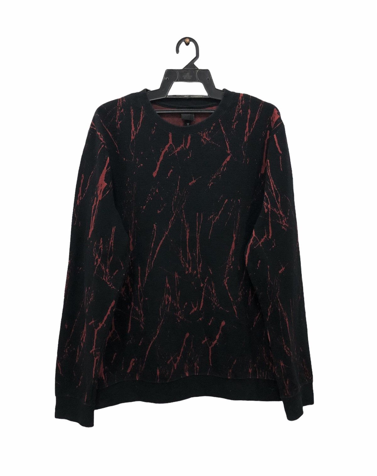 image of H&M Sweatshirt in Black, Men's (Size Medium)