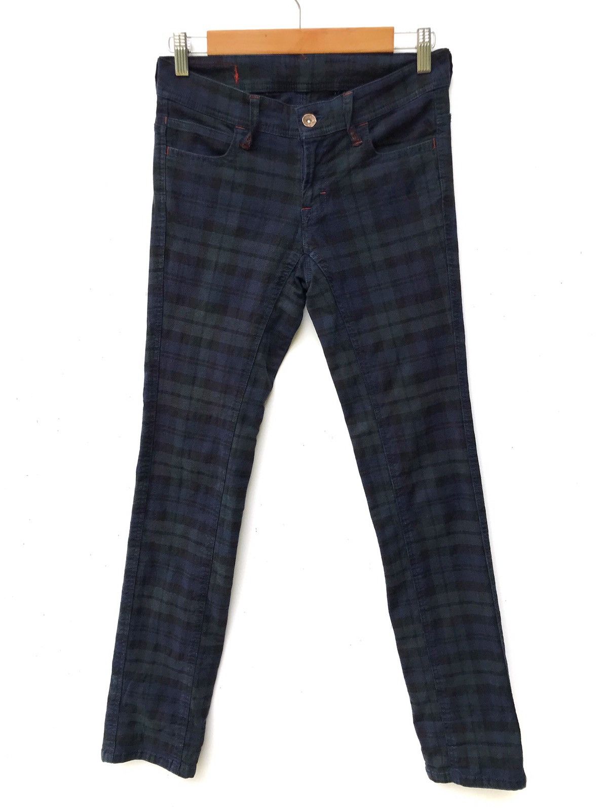 Designer × Japanese Brand Betty Smiths Checked Slim Fit Trousers Pants Size US 28 / EU 44 - 3 Thumbnail