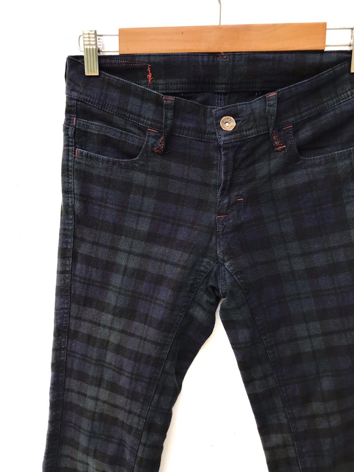 Designer × Japanese Brand Betty Smiths Checked Slim Fit Trousers Pants Size US 28 / EU 44 - 1 Thumbnail