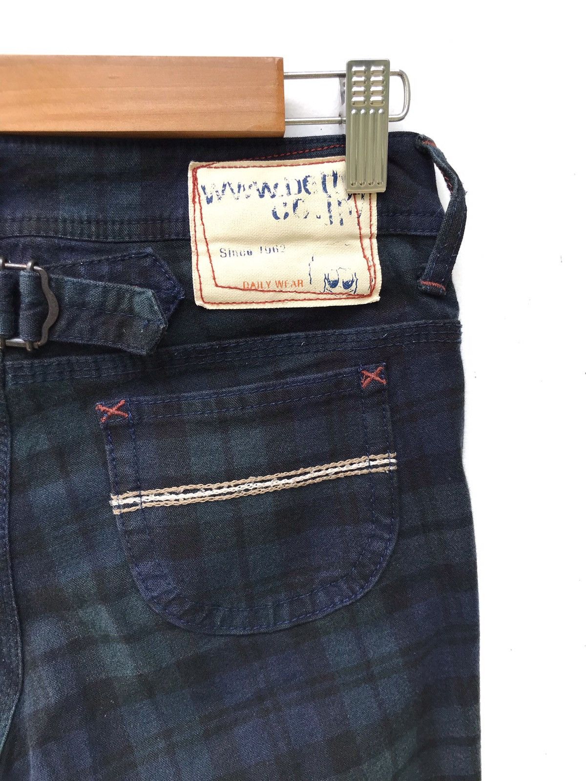 Designer × Japanese Brand Betty Smiths Checked Slim Fit Trousers Pants Size US 28 / EU 44 - 6 Thumbnail