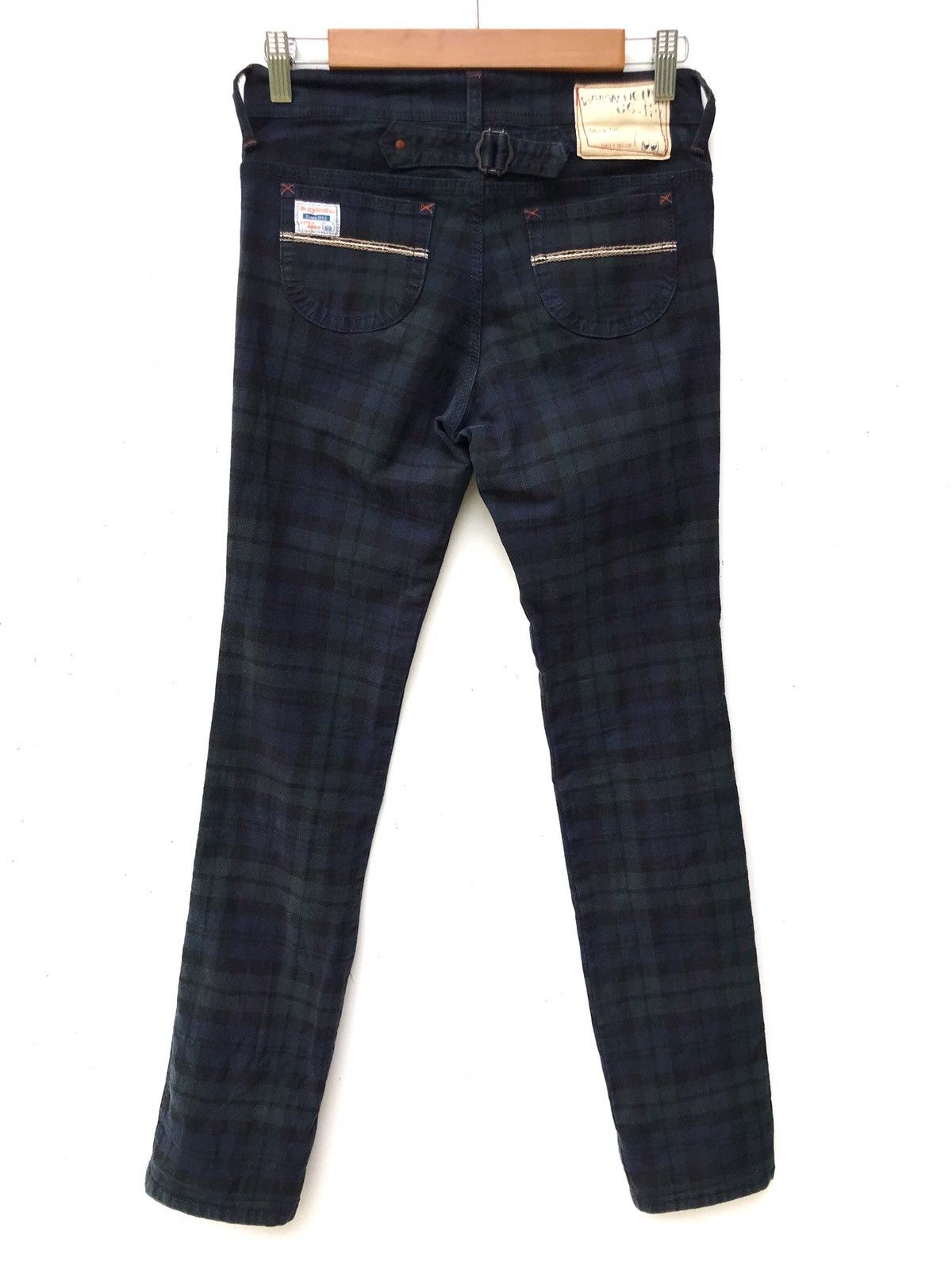 Designer × Japanese Brand Betty Smiths Checked Slim Fit Trousers Pants Size US 28 / EU 44 - 4 Thumbnail