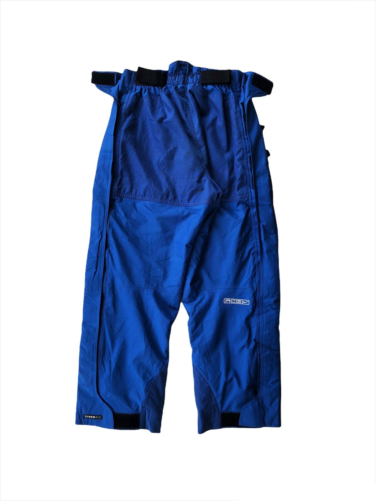 image of Dope90S Nike Acg Storm Fit Velcro Strap Ski Pants in Blue, Men's (Size 32)