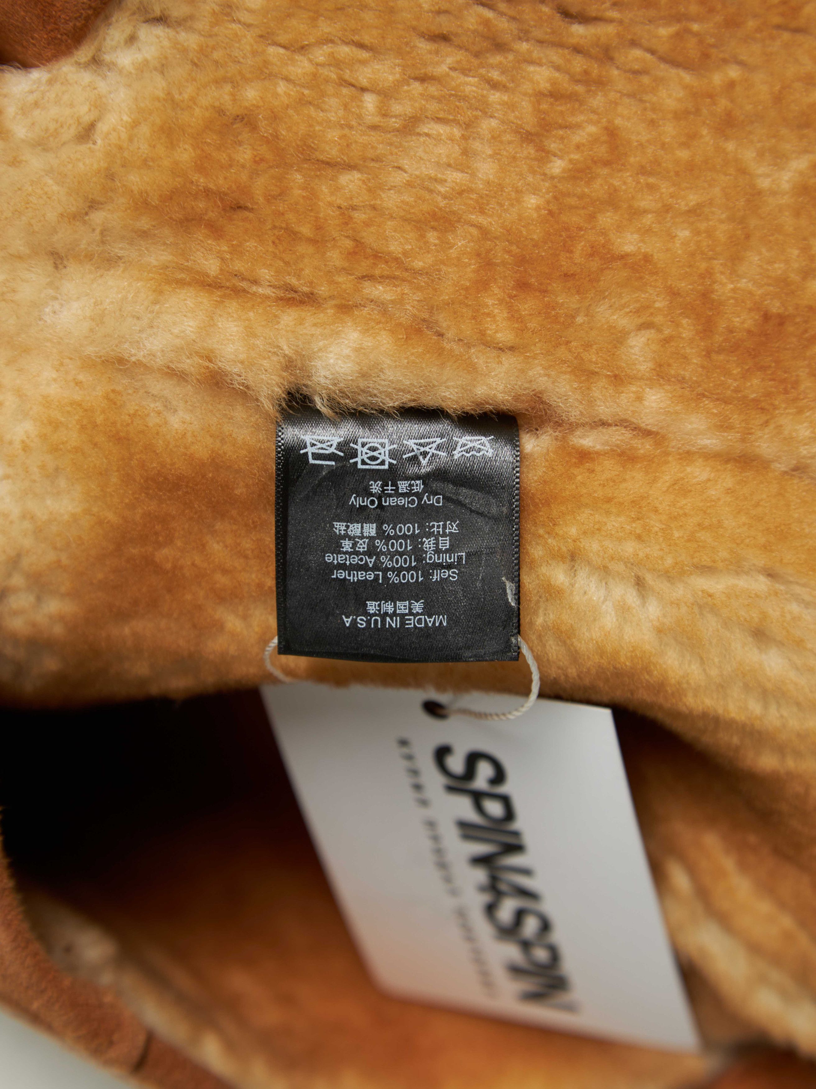 Rhude Brown Sheepskin Leather Coat Size US L / EU 52-54 / 3 - 6 Thumbnail