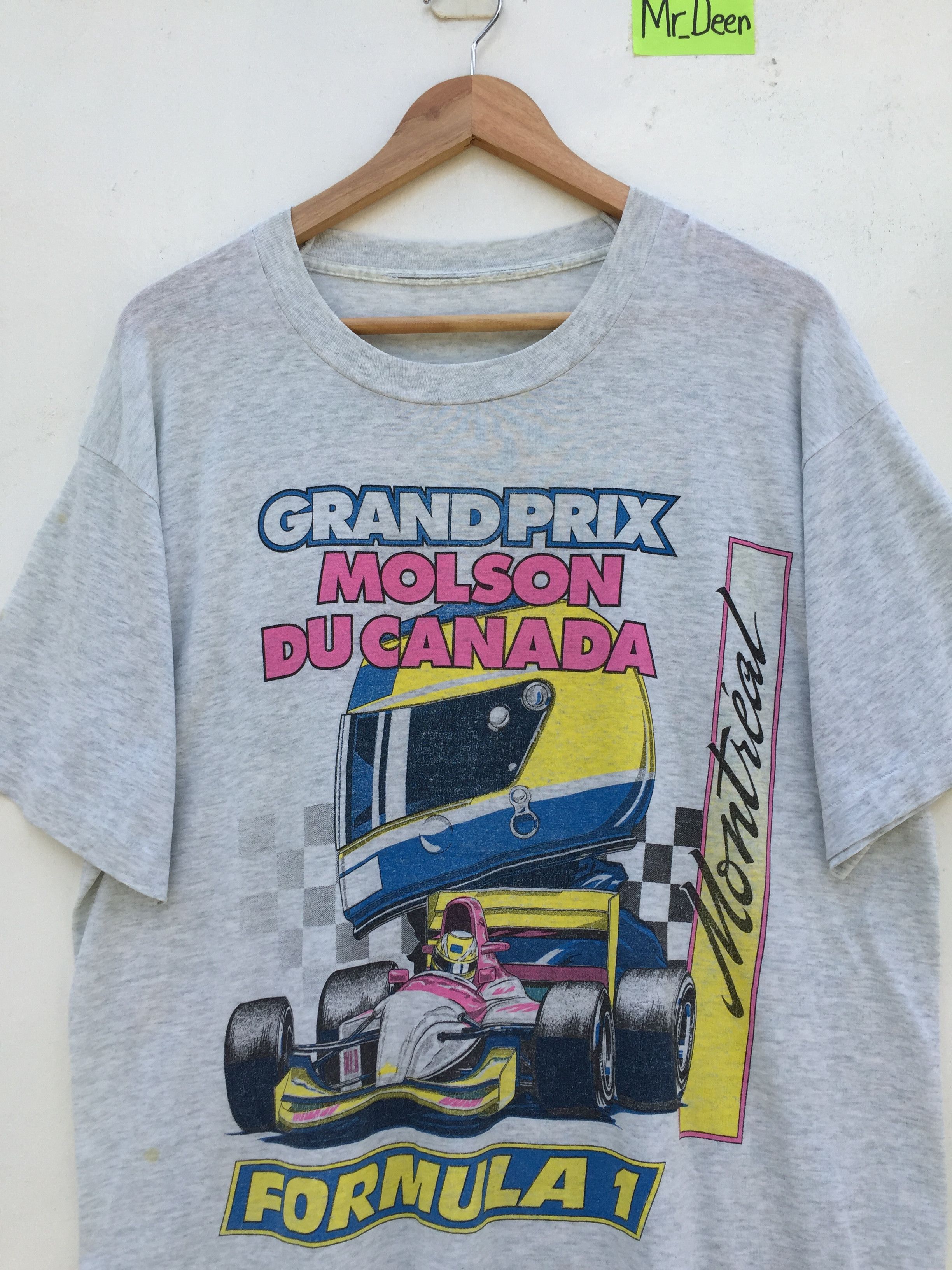 Formula 1 Vtg 90's Formula OneF1 GrandPrix World Champion CANADA Tee Size US M / EU 48-50 / 2 - 4 Thumbnail