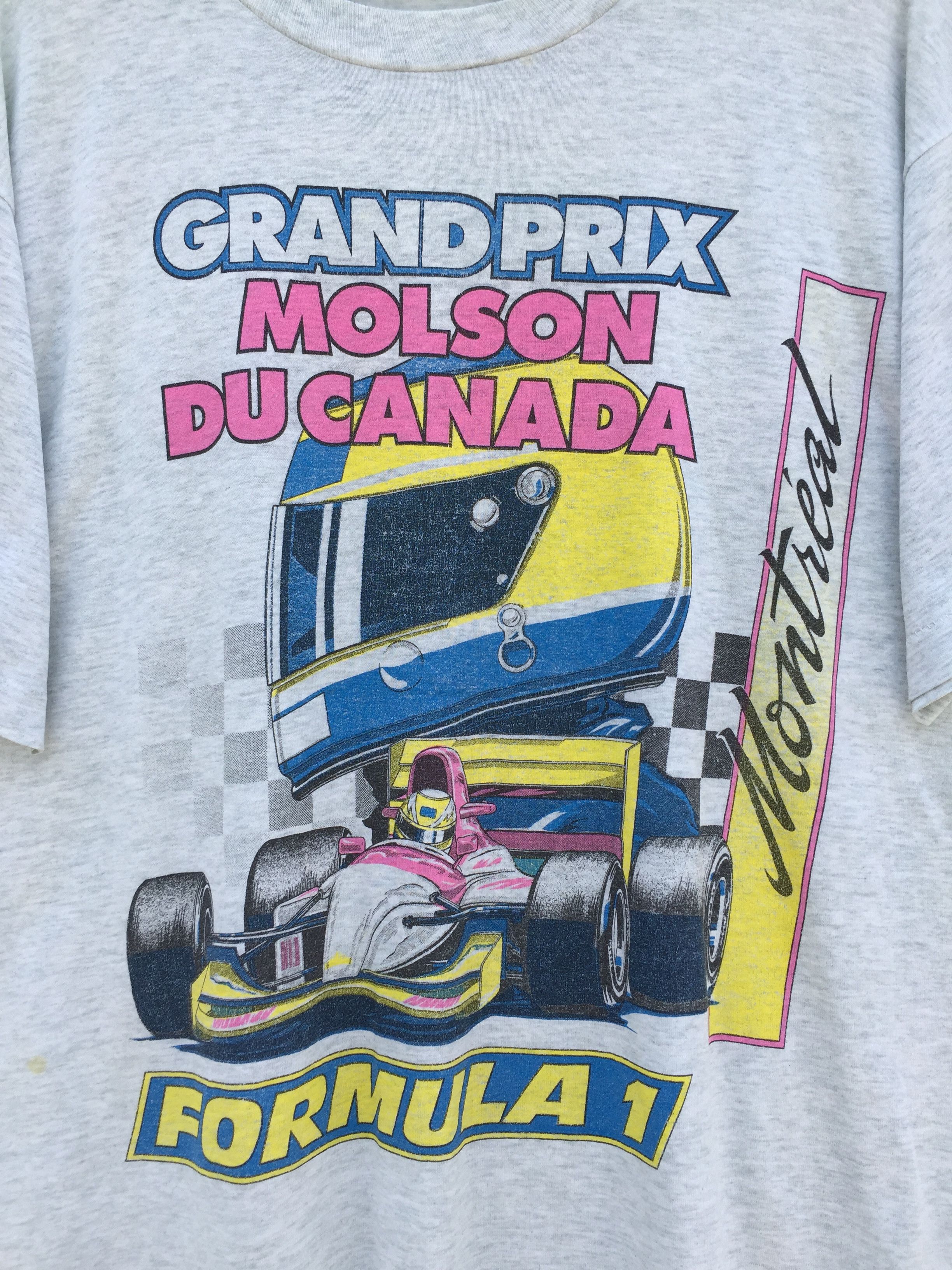 Formula 1 Vtg 90's Formula OneF1 GrandPrix World Champion CANADA Tee Size US M / EU 48-50 / 2 - 5 Thumbnail