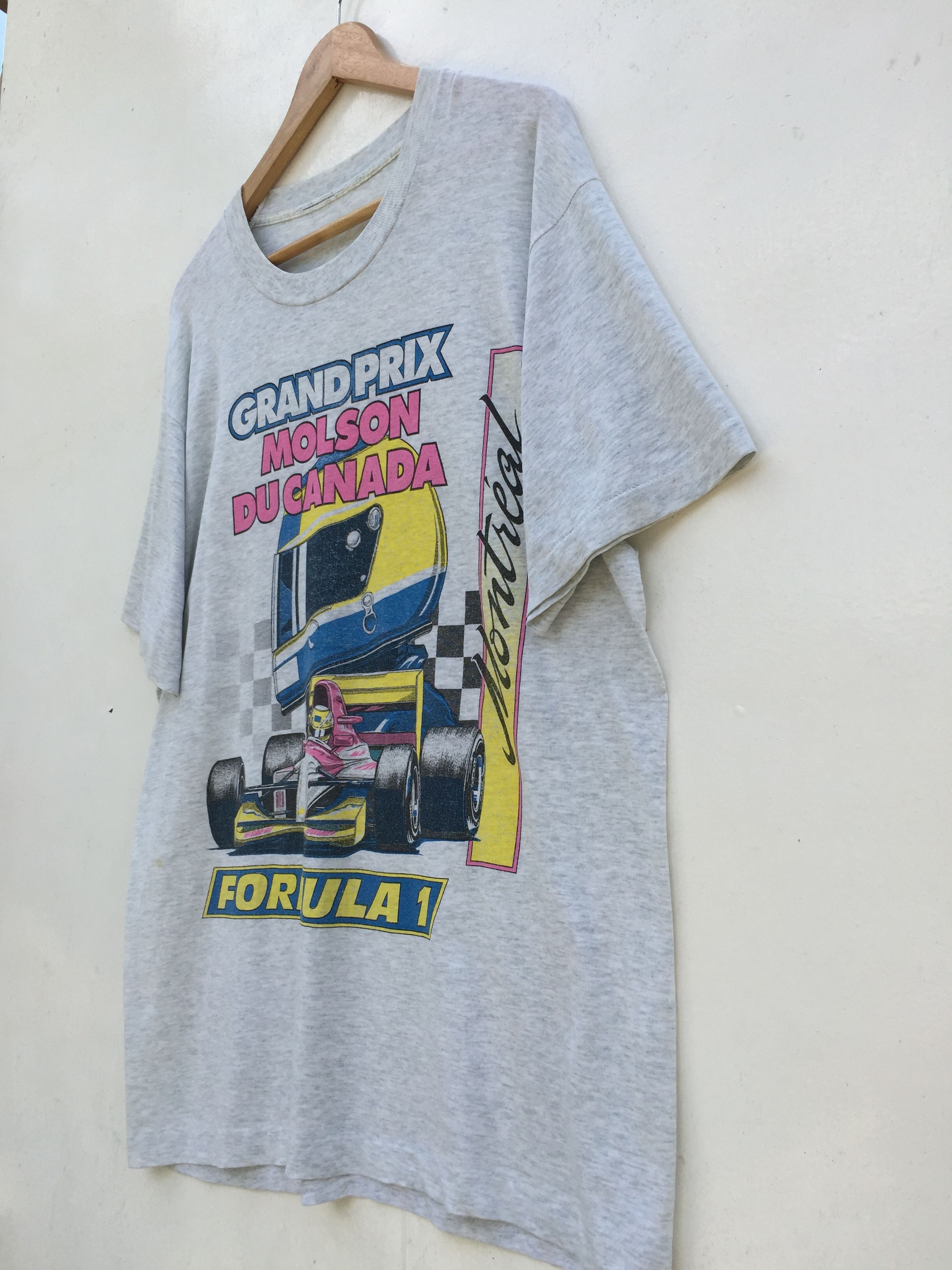 Formula 1 Vtg 90's Formula OneF1 GrandPrix World Champion CANADA Tee Size US M / EU 48-50 / 2 - 3 Thumbnail